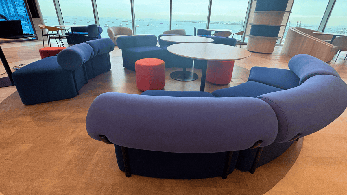 New Office at Labrador Tower Features Bold Social Furniture