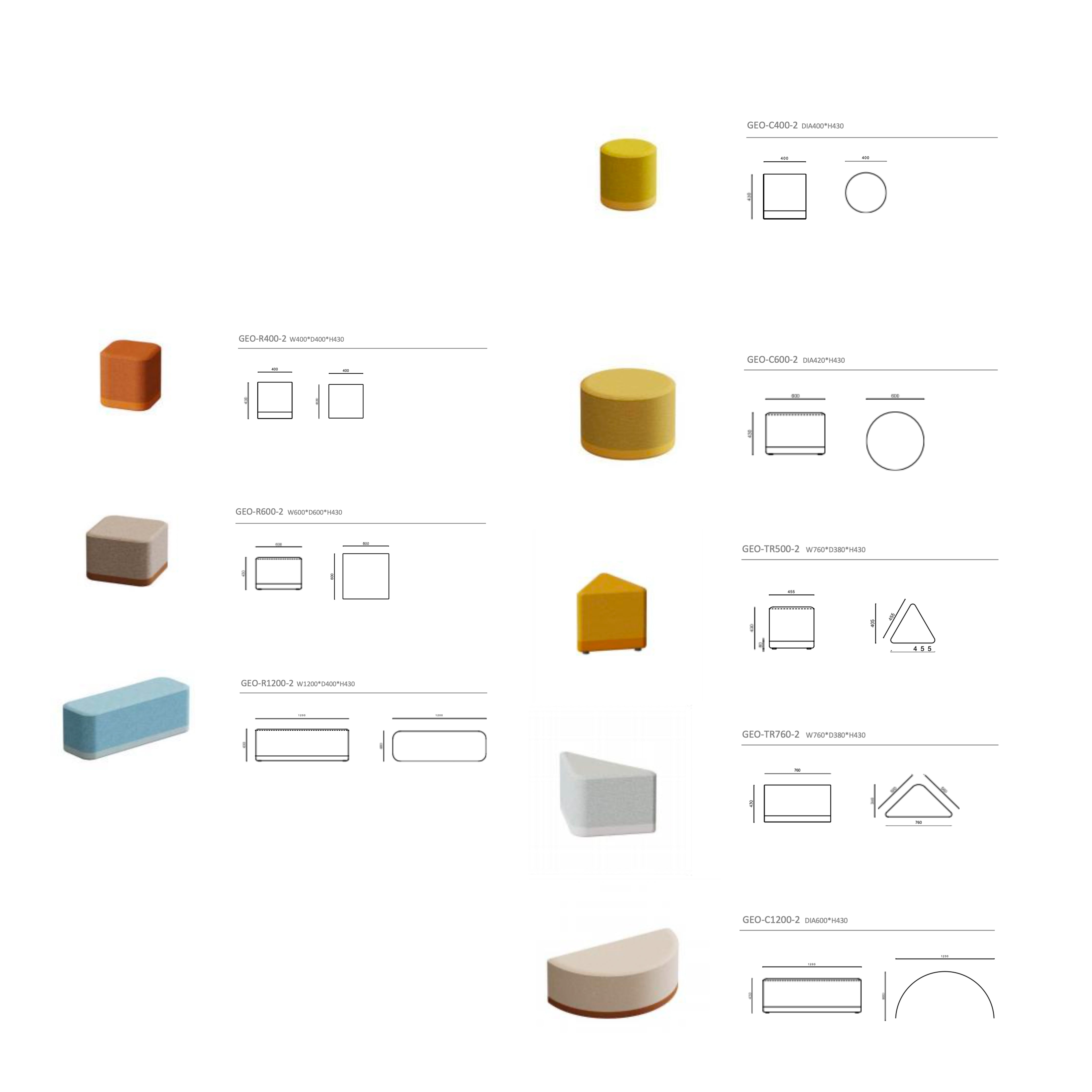 GEO - Pouf/Bench
