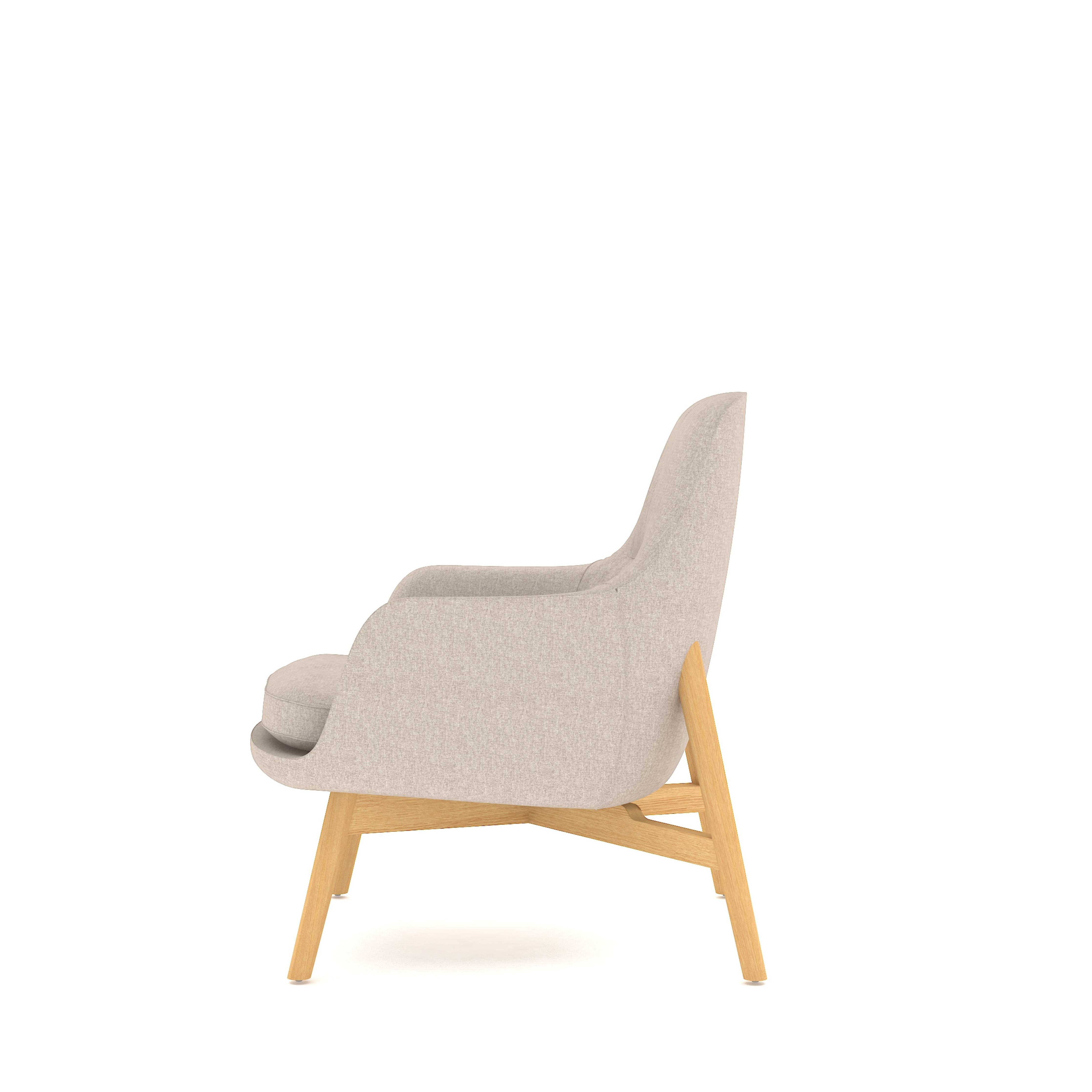 Cetacean - Lounge Chair (with wrinkles)