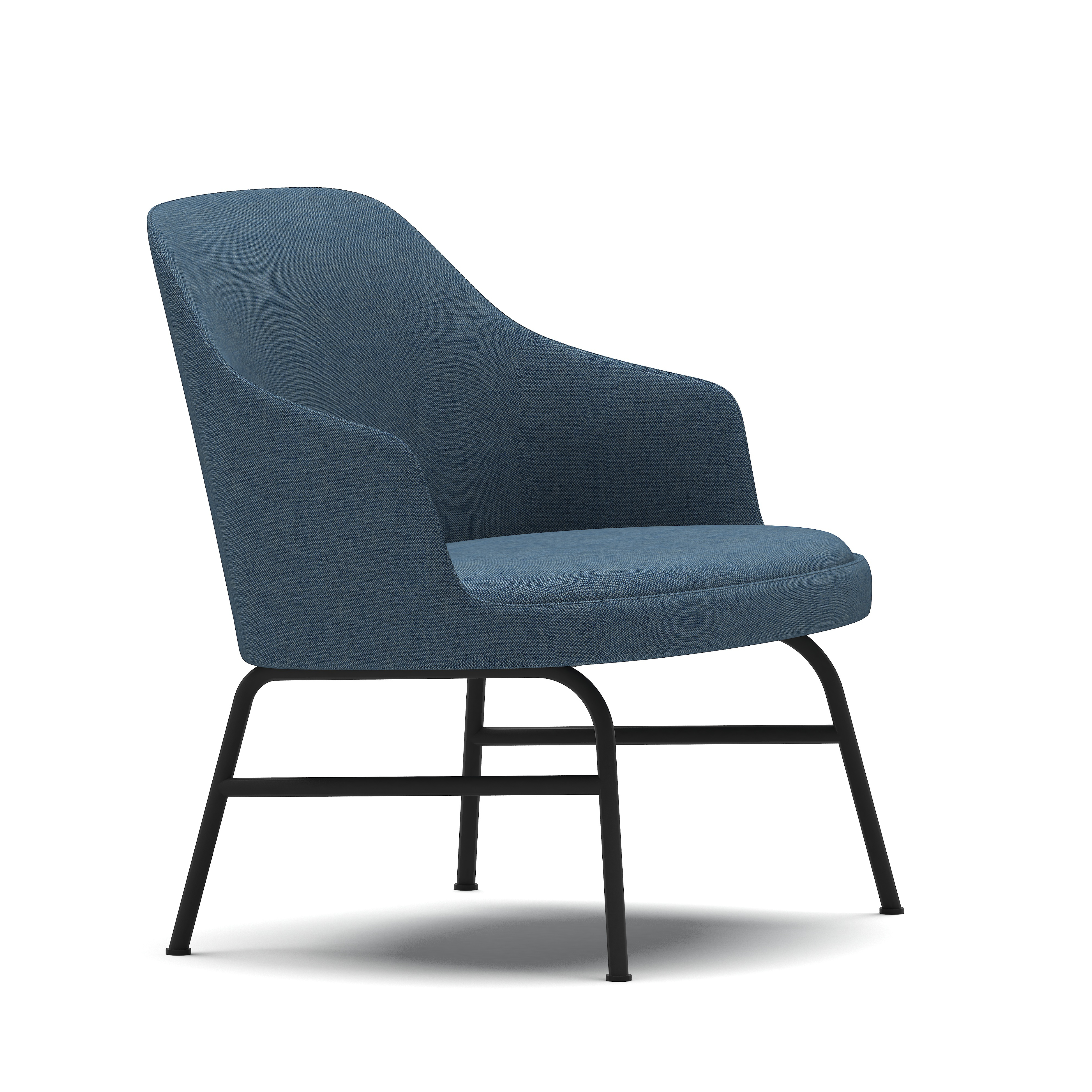 Dolphin - Lounge Chair with Armrest
