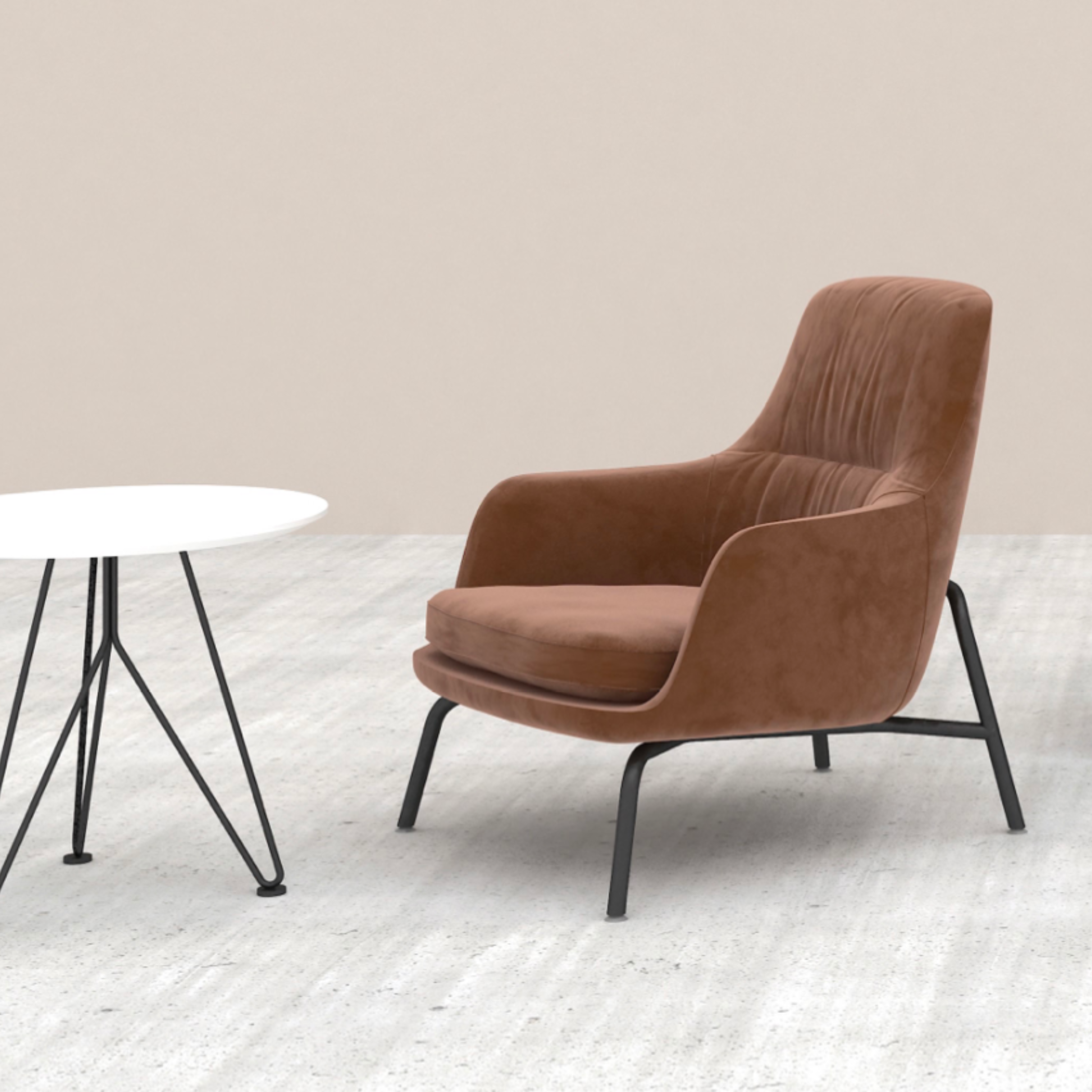 Cetacean - Lounge Chair I (with wrinkles)