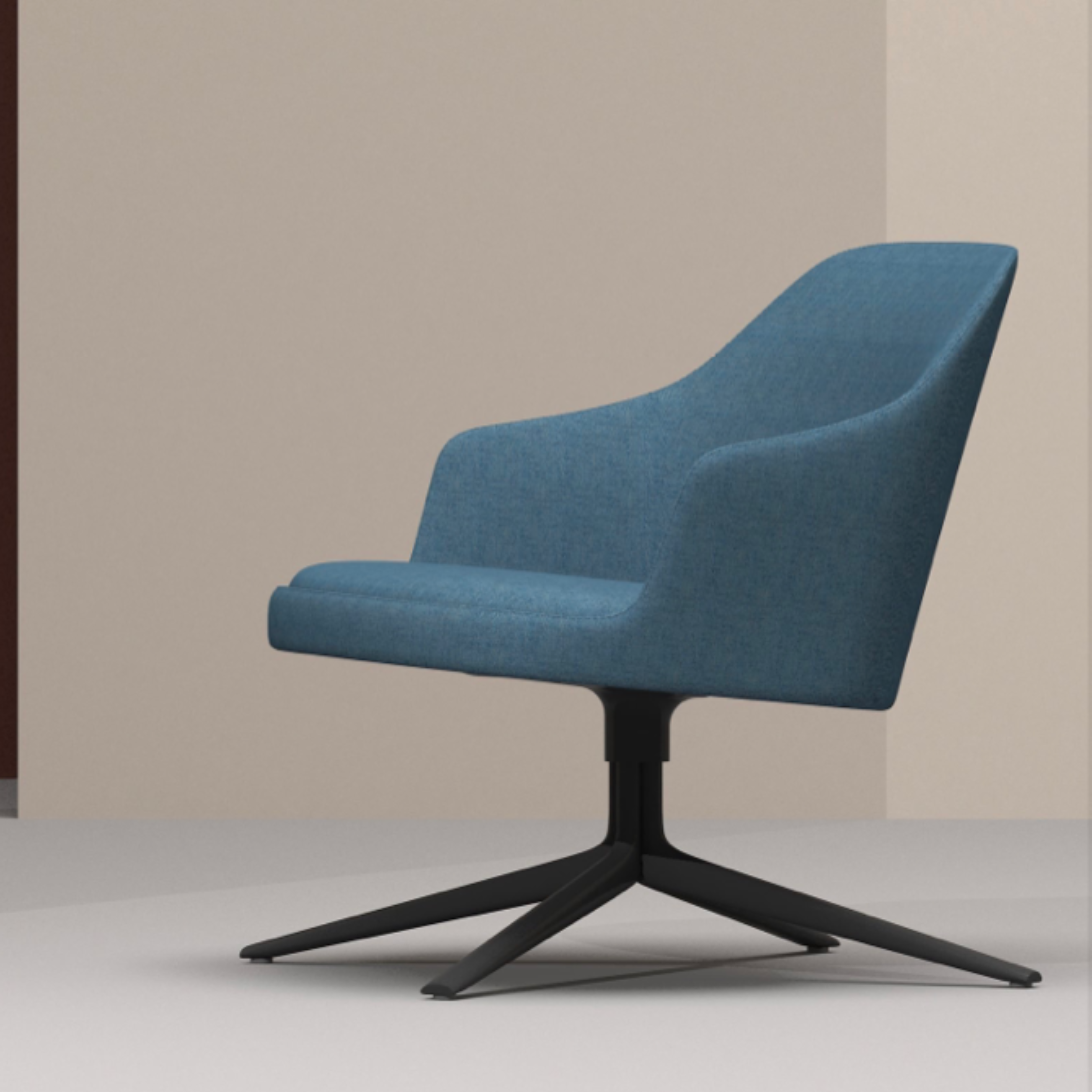 Dolphin - Lounge Chair with Armrest