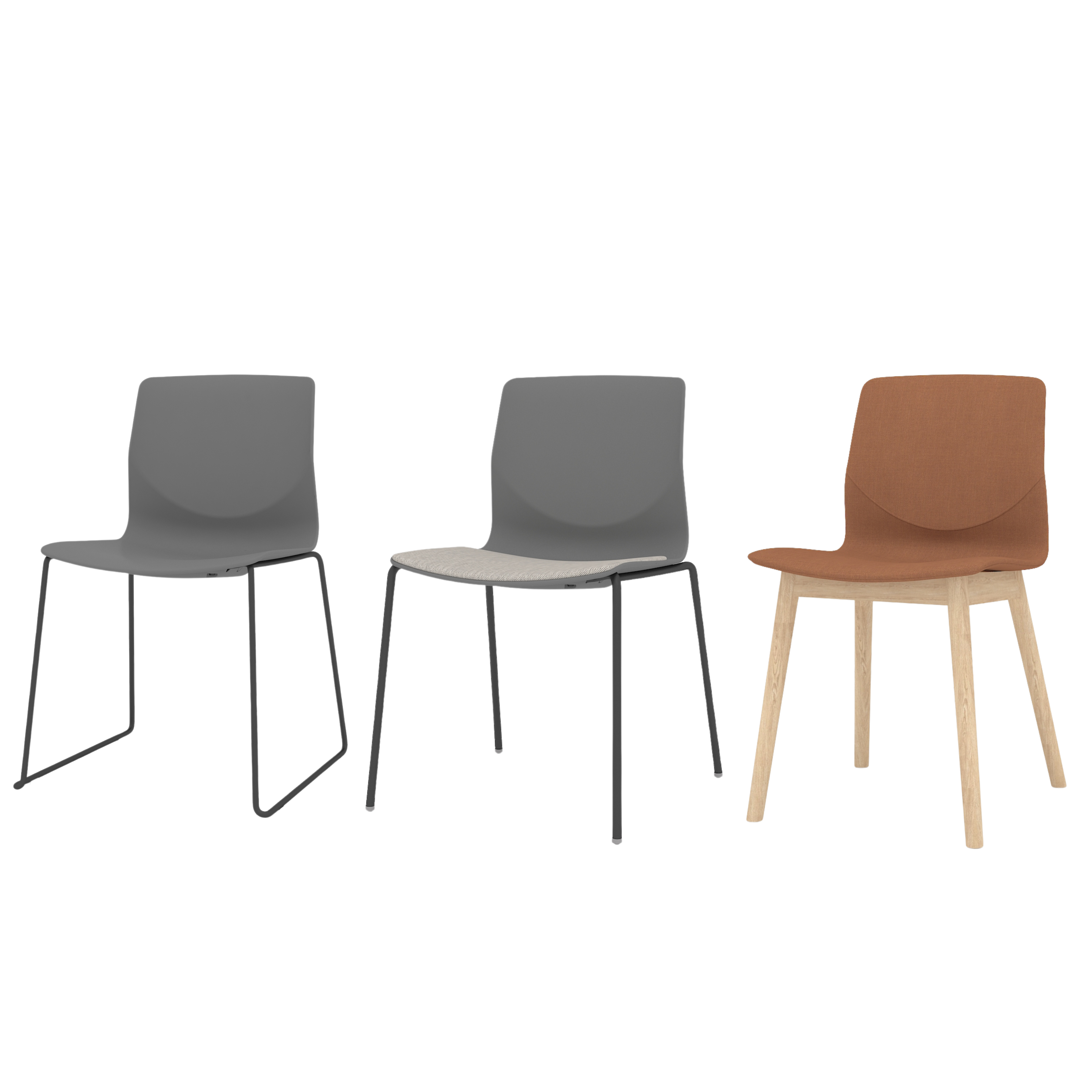 Moon - Dining Chair w/o Armrest