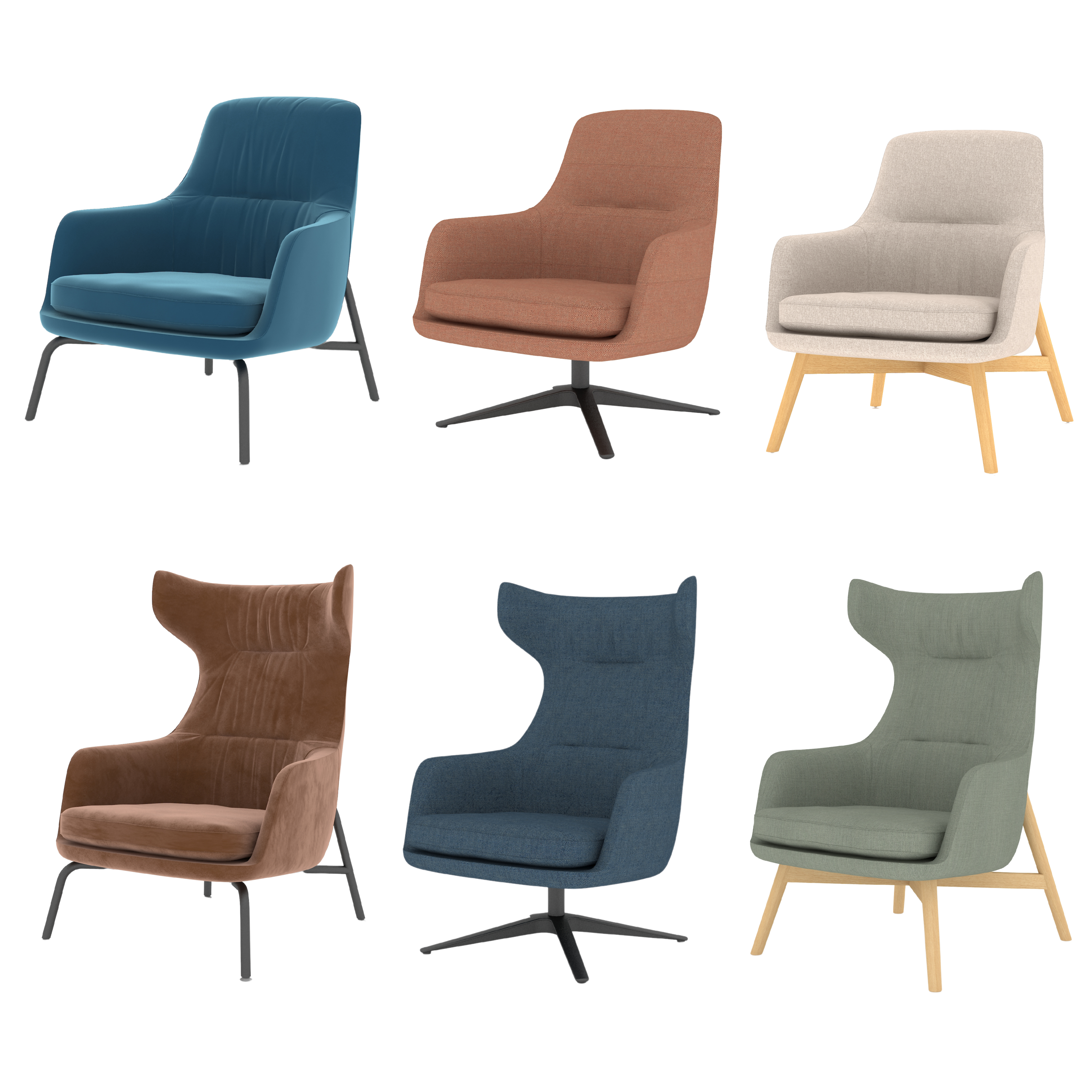 Cetacean - Lounge Chair (with wrinkles)