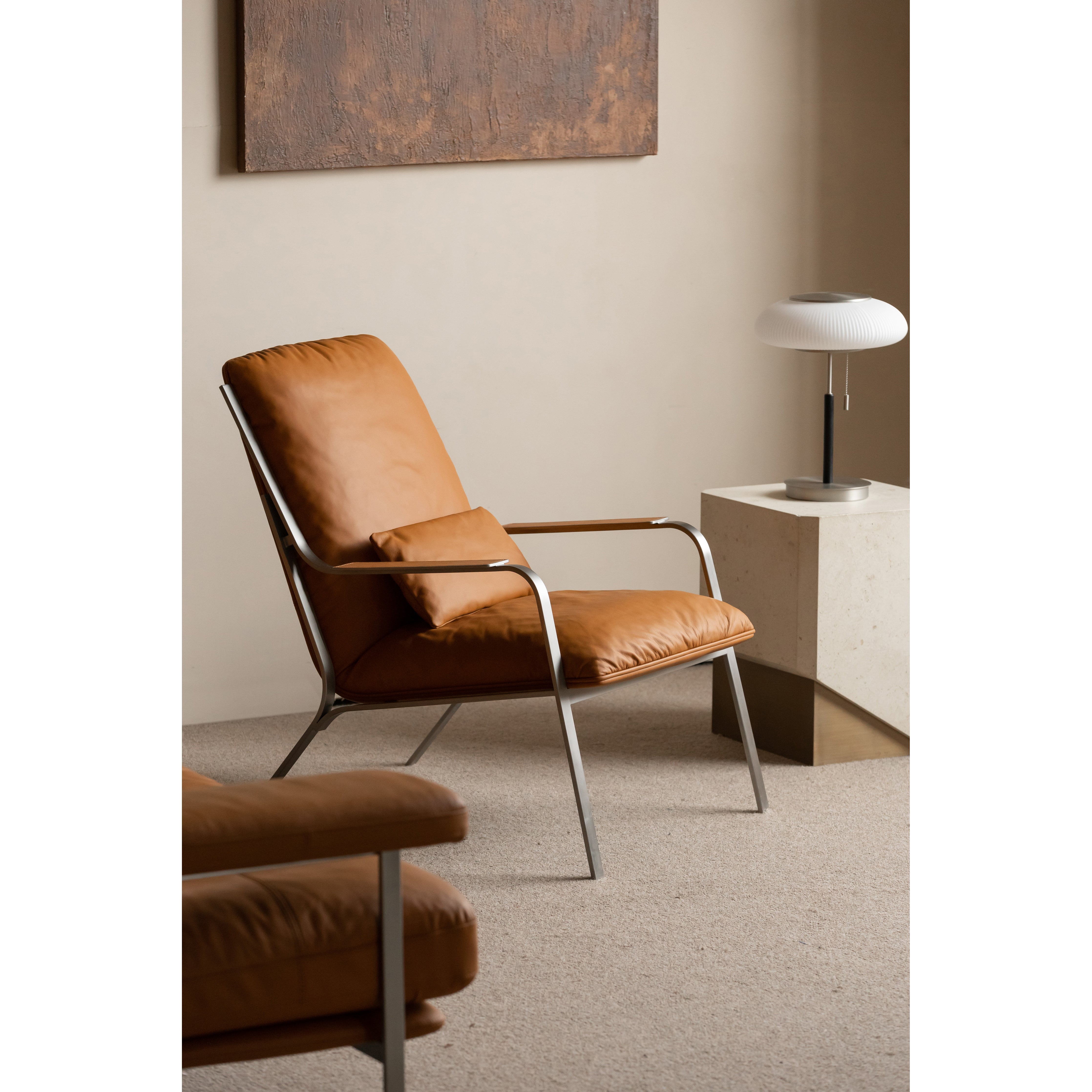 Lean - Lounge Chair (Genuine Leather)