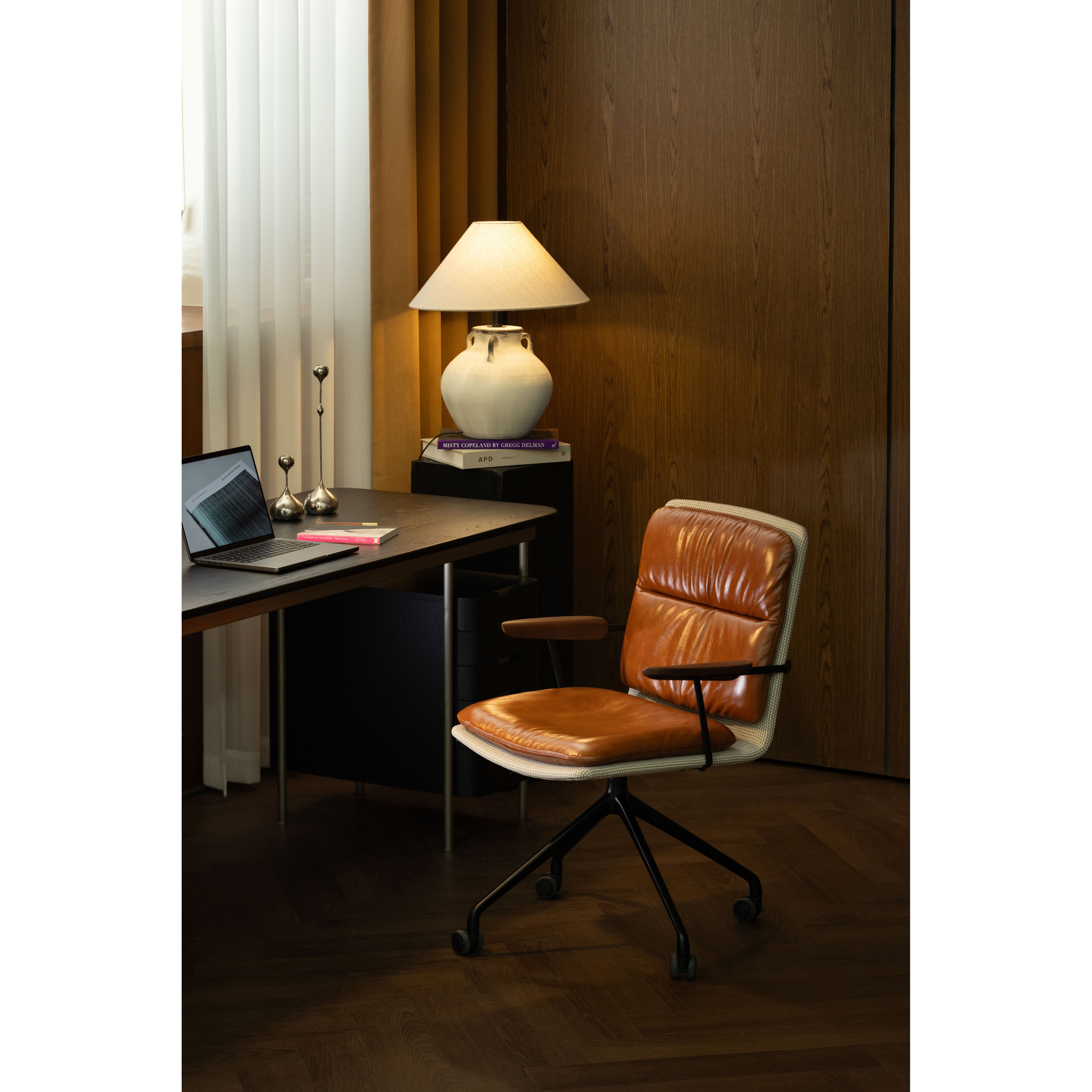 Chiori - Office Chair (Genuine Leather)