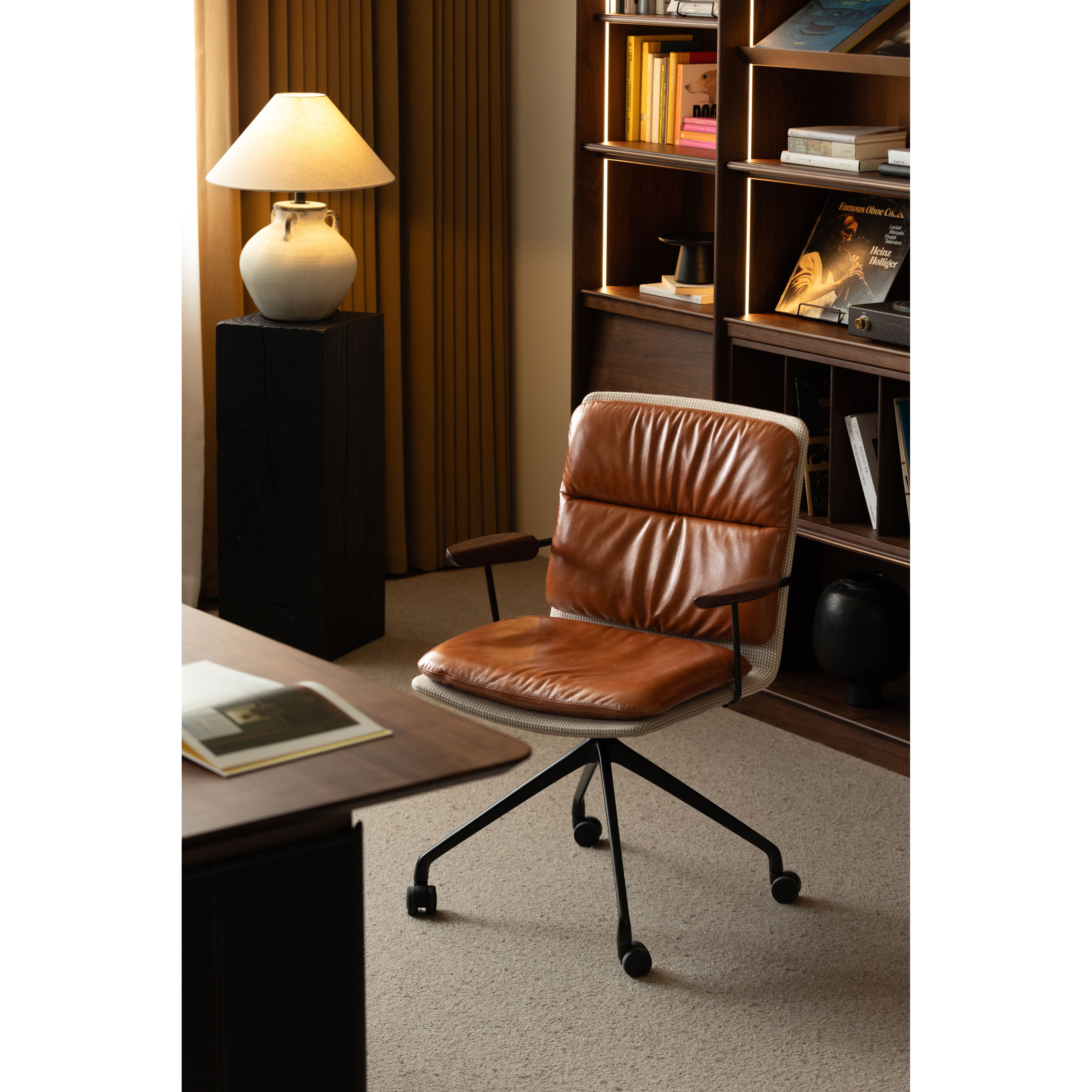 Chiori - Office Chair (Genuine Leather)