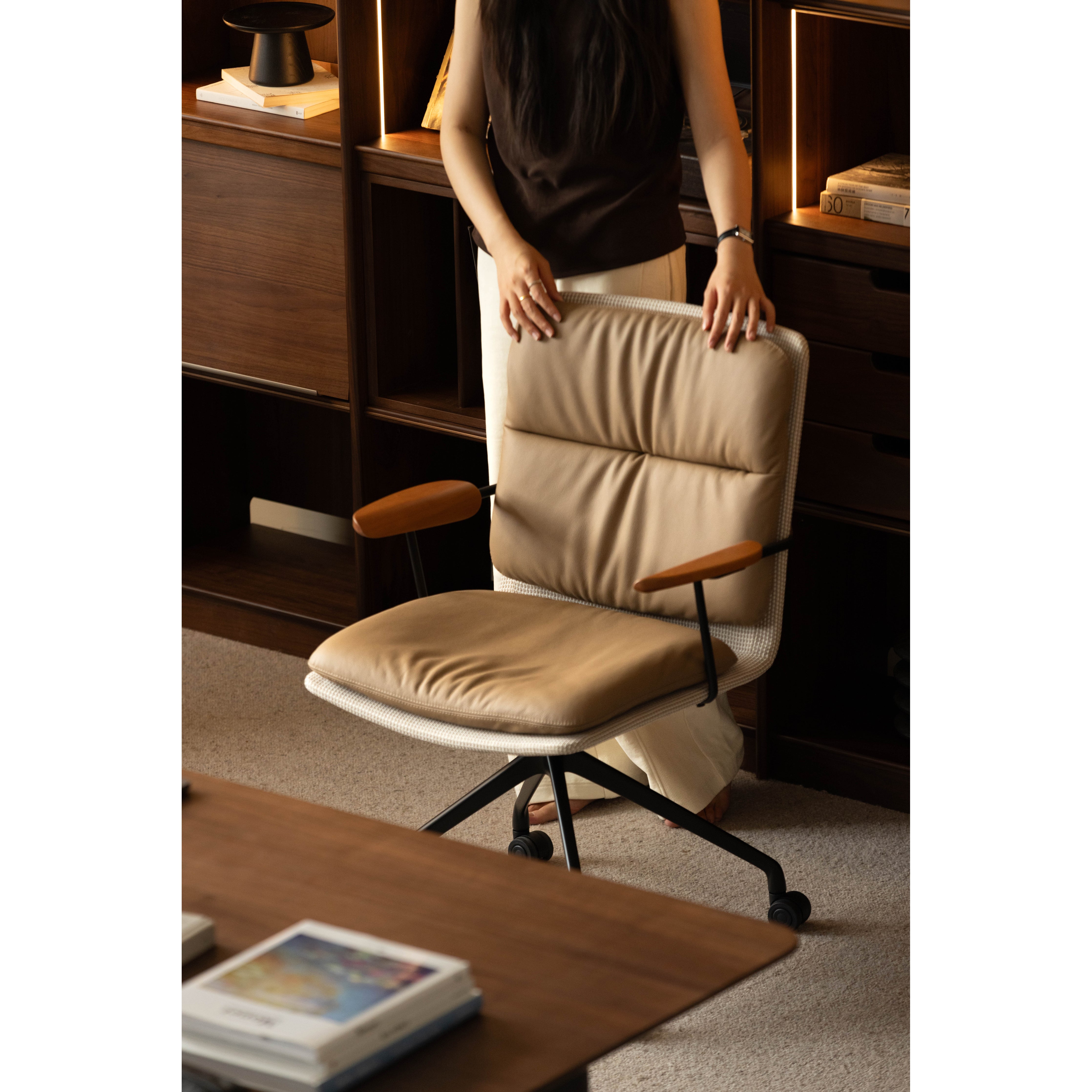 Chiori - Office Chair (Genuine Leather)