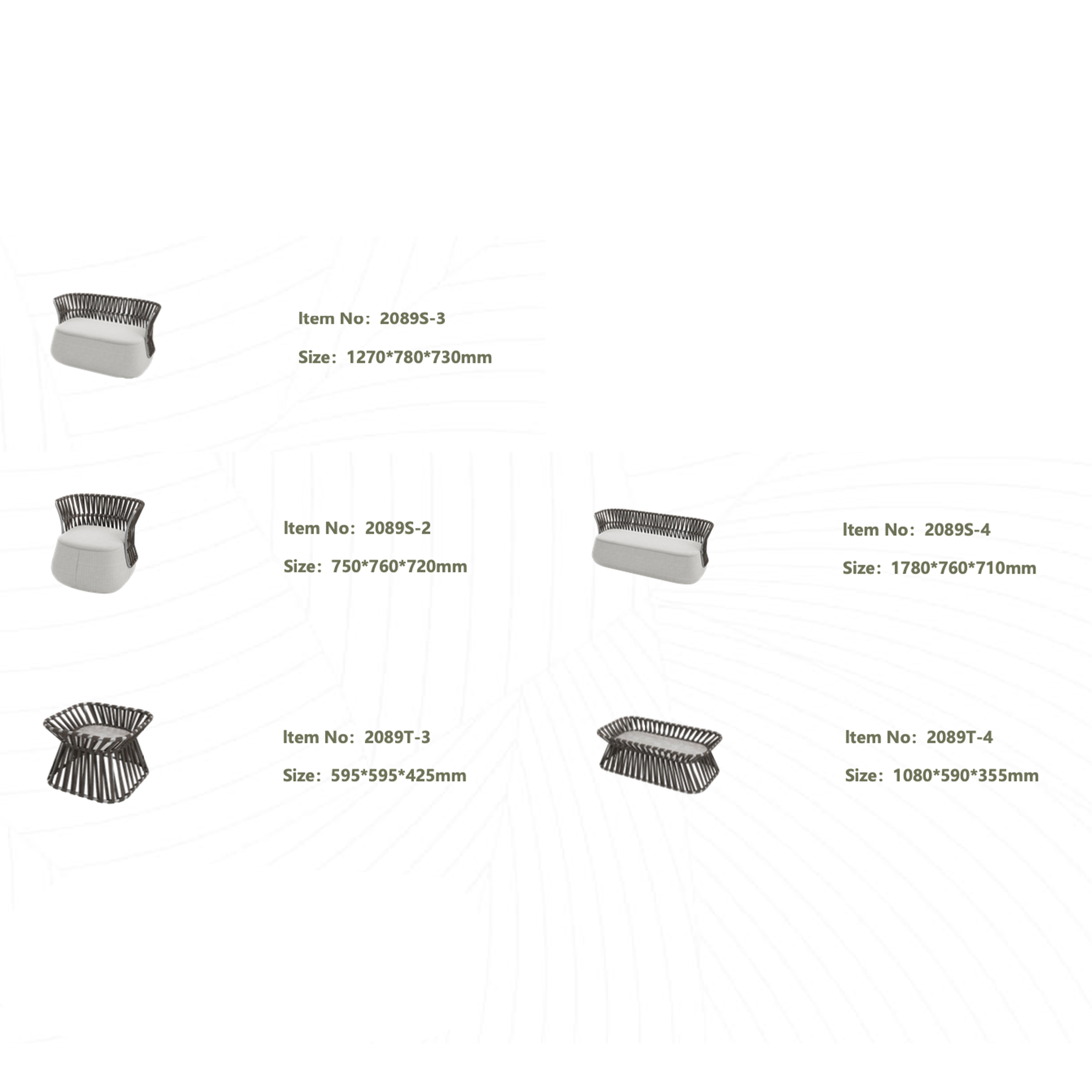 Willow - Outdoor 2/3 Seater Sofa