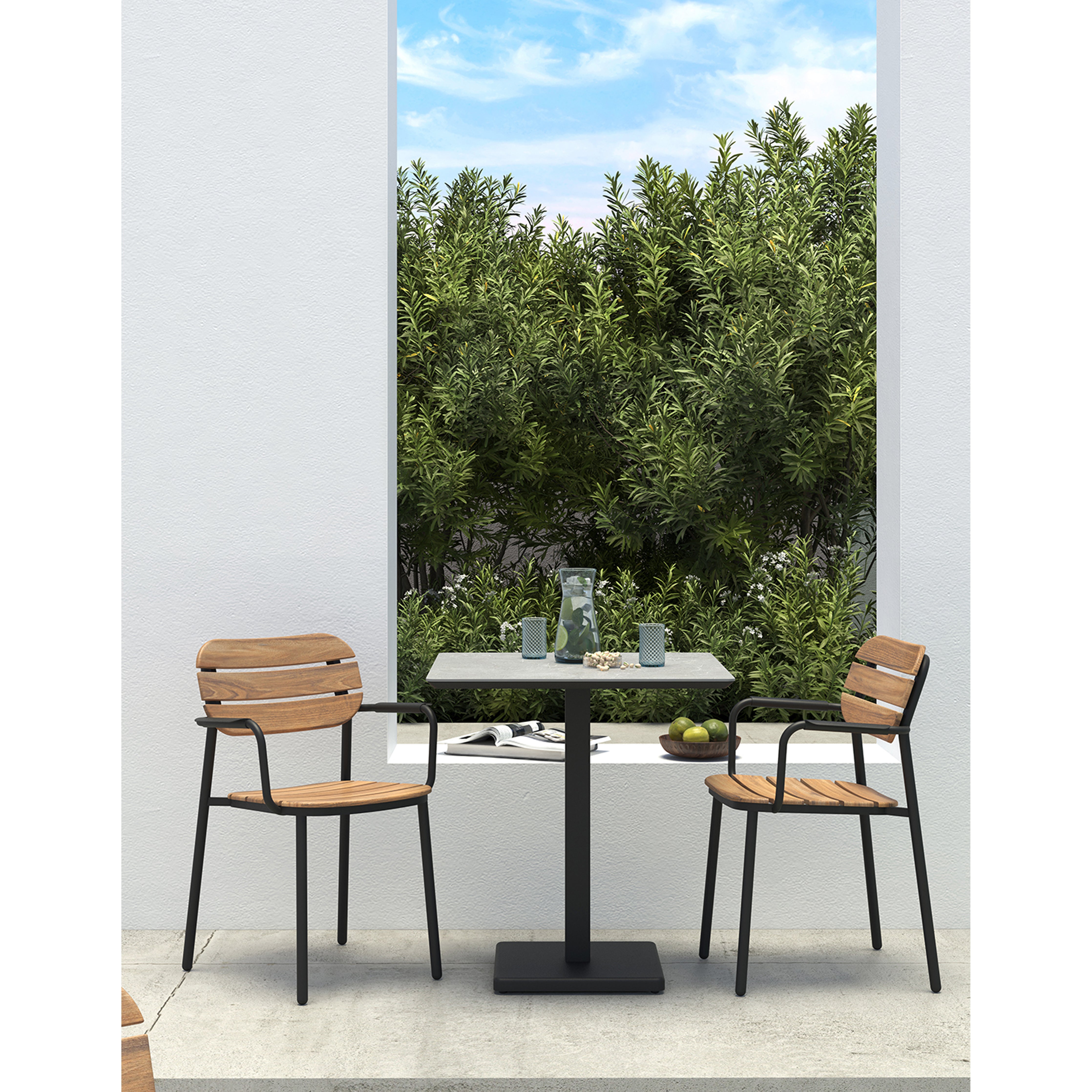 Bergen - Outdoor Square Dining Table