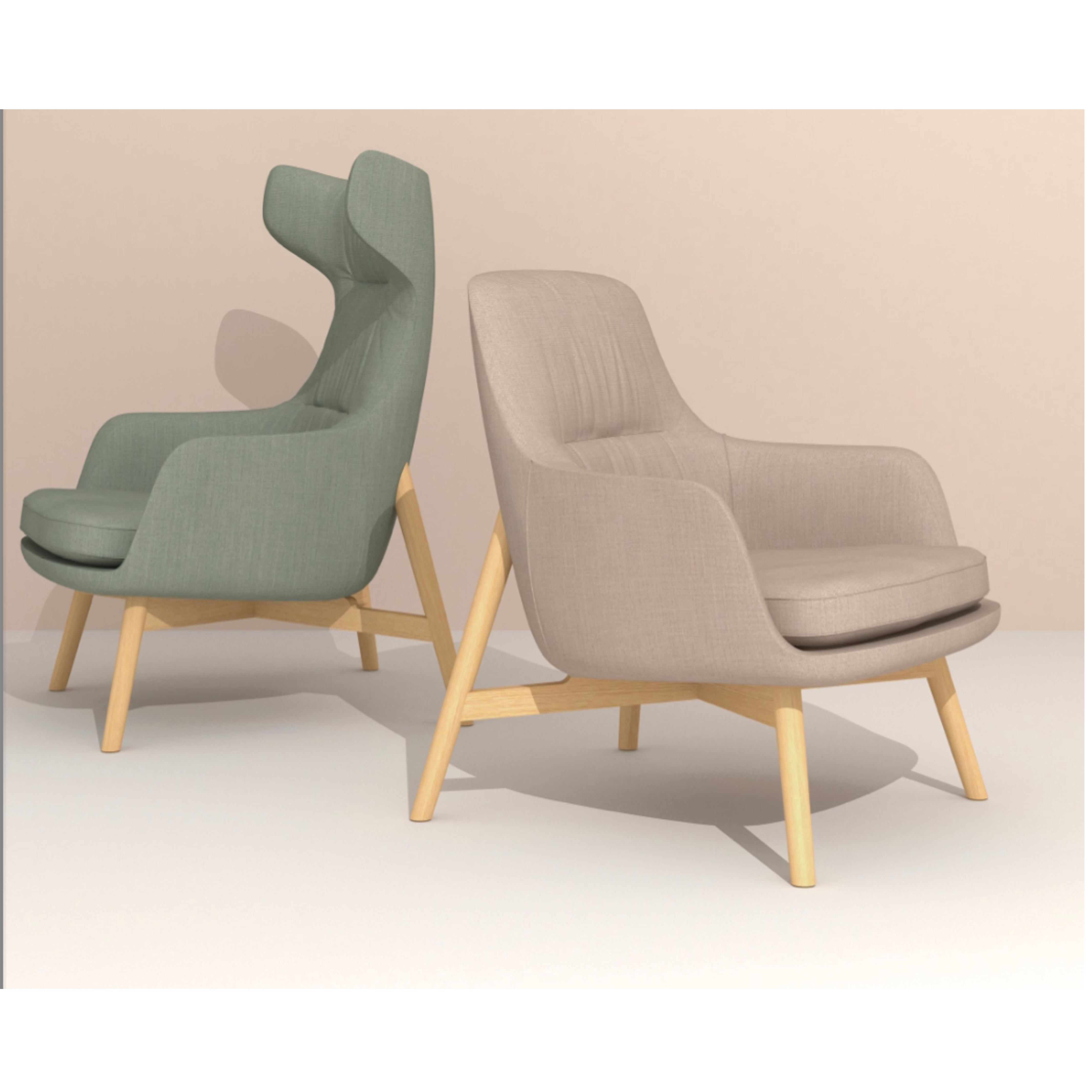 Cetacean - Lounge Chair (with wrinkles)