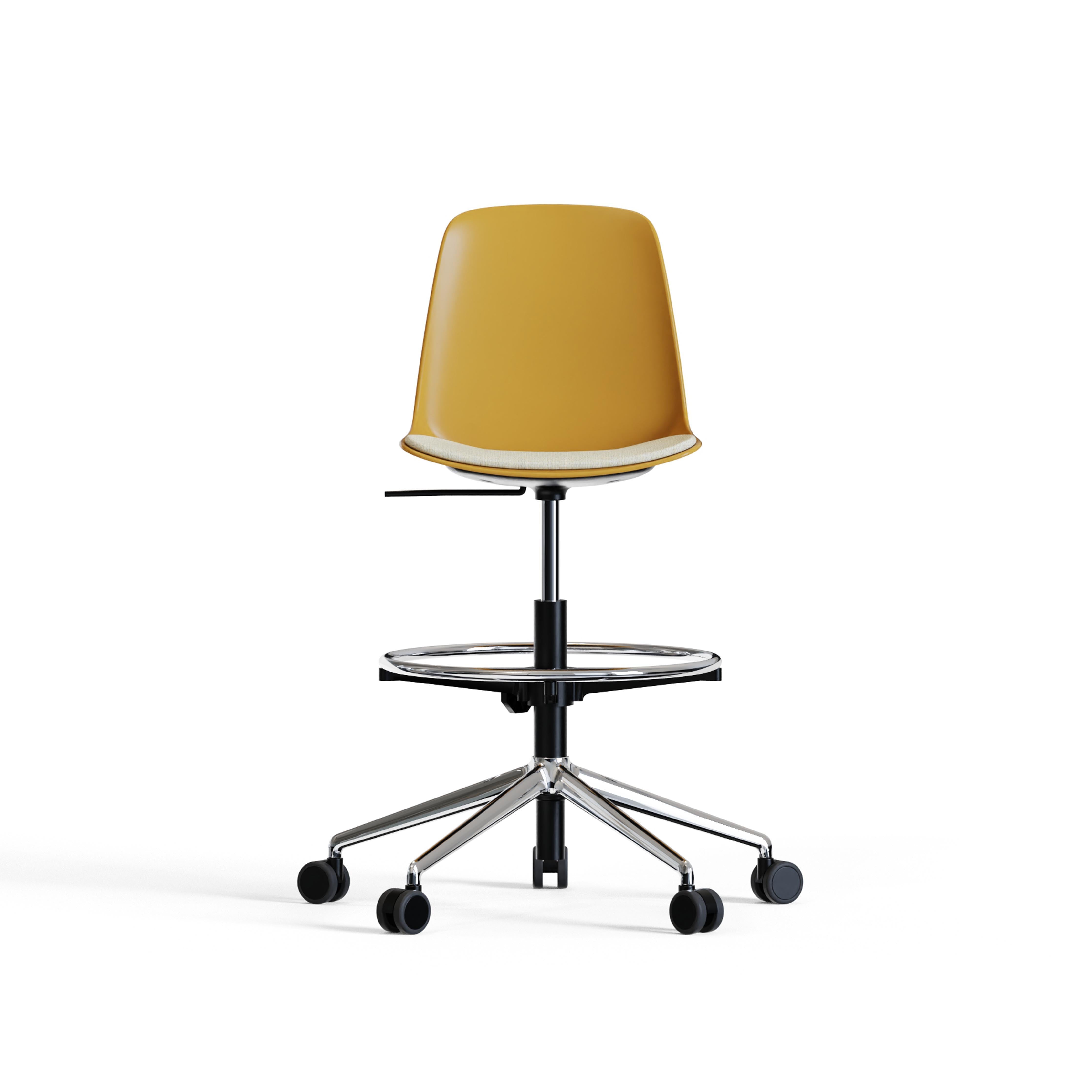 Lite - Office Bar Chair (with Round Footrest)