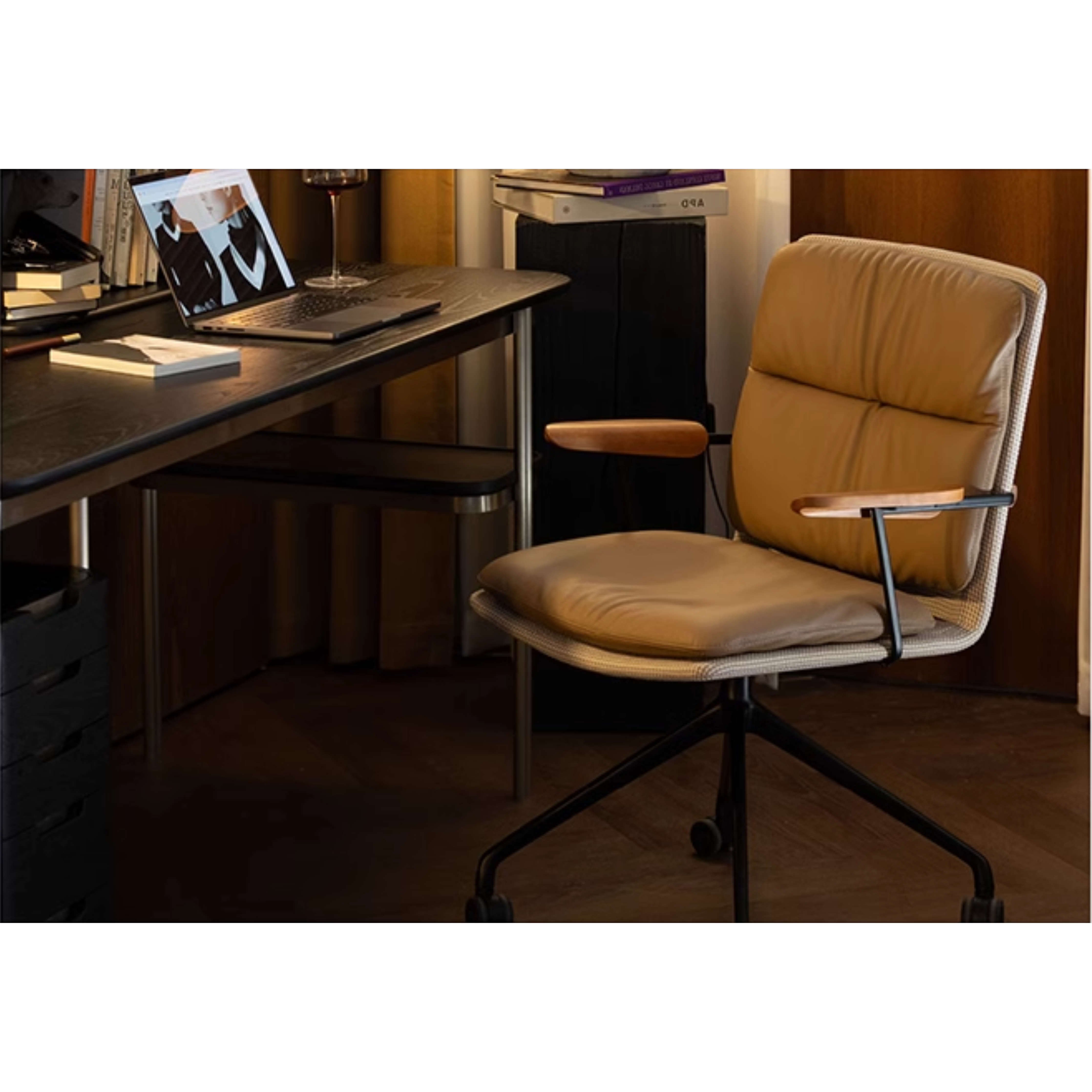 Chiori - Office Chair (Genuine Leather)