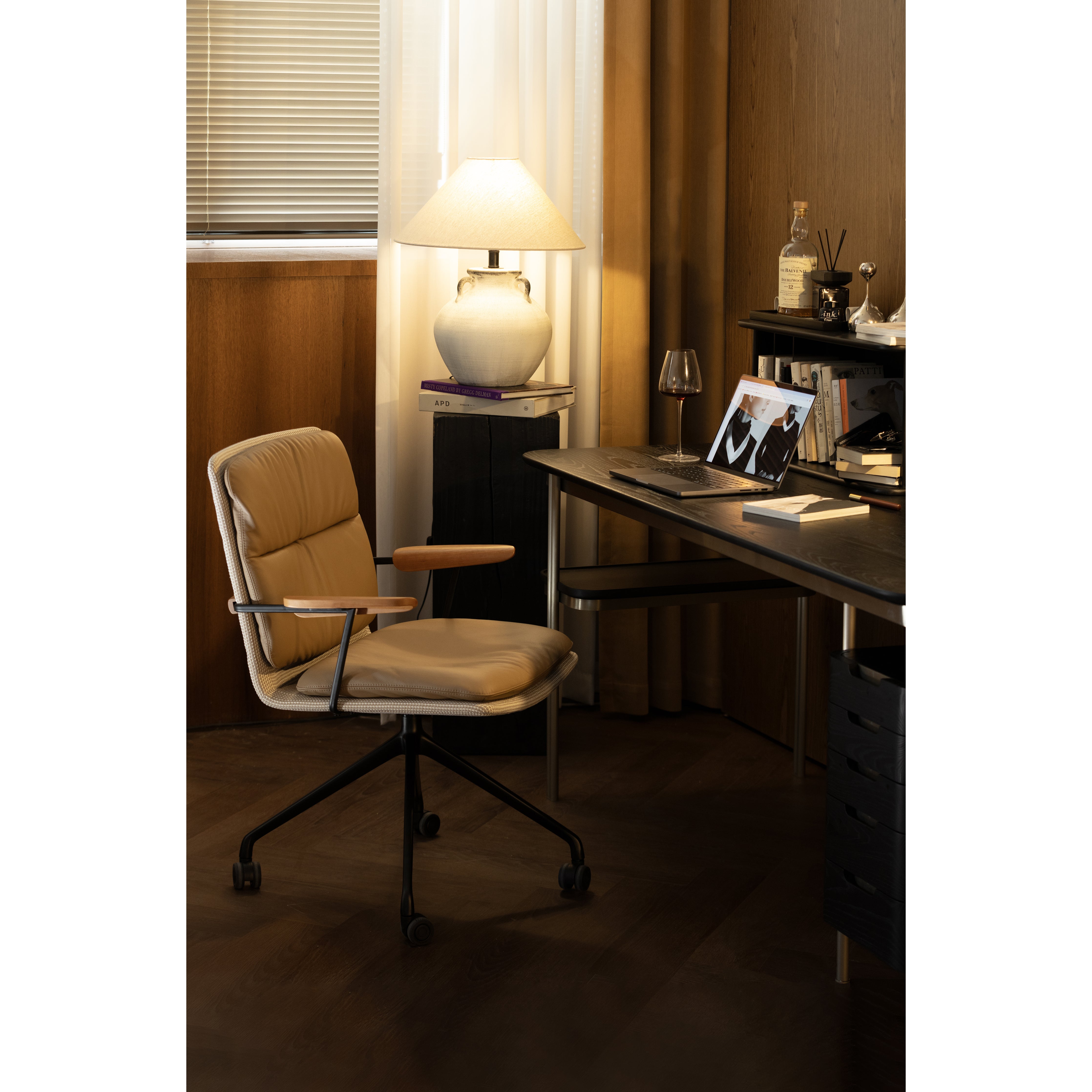 Chiori - Office Chair (Genuine Leather)