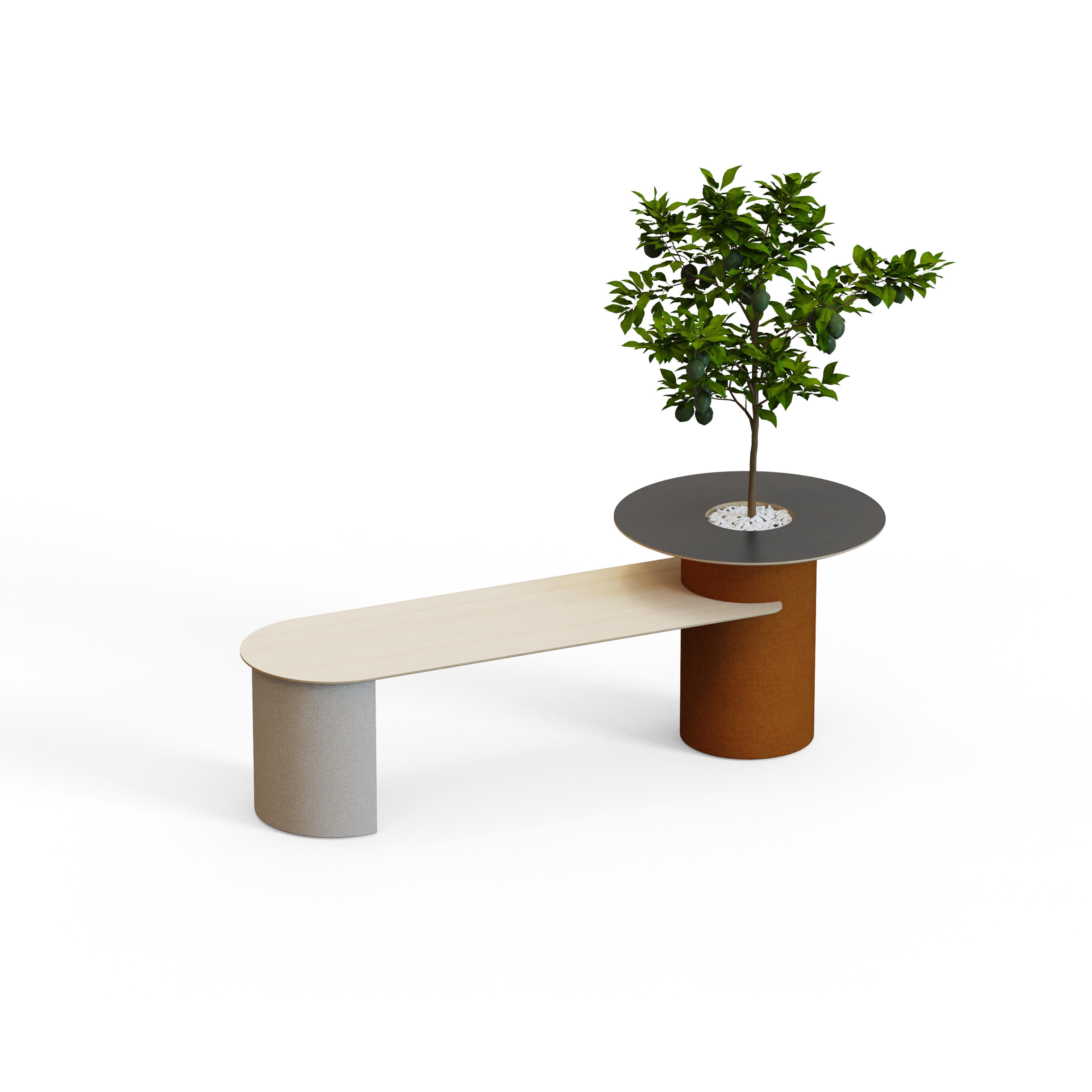 Agaric - Dining Table with Planter Box