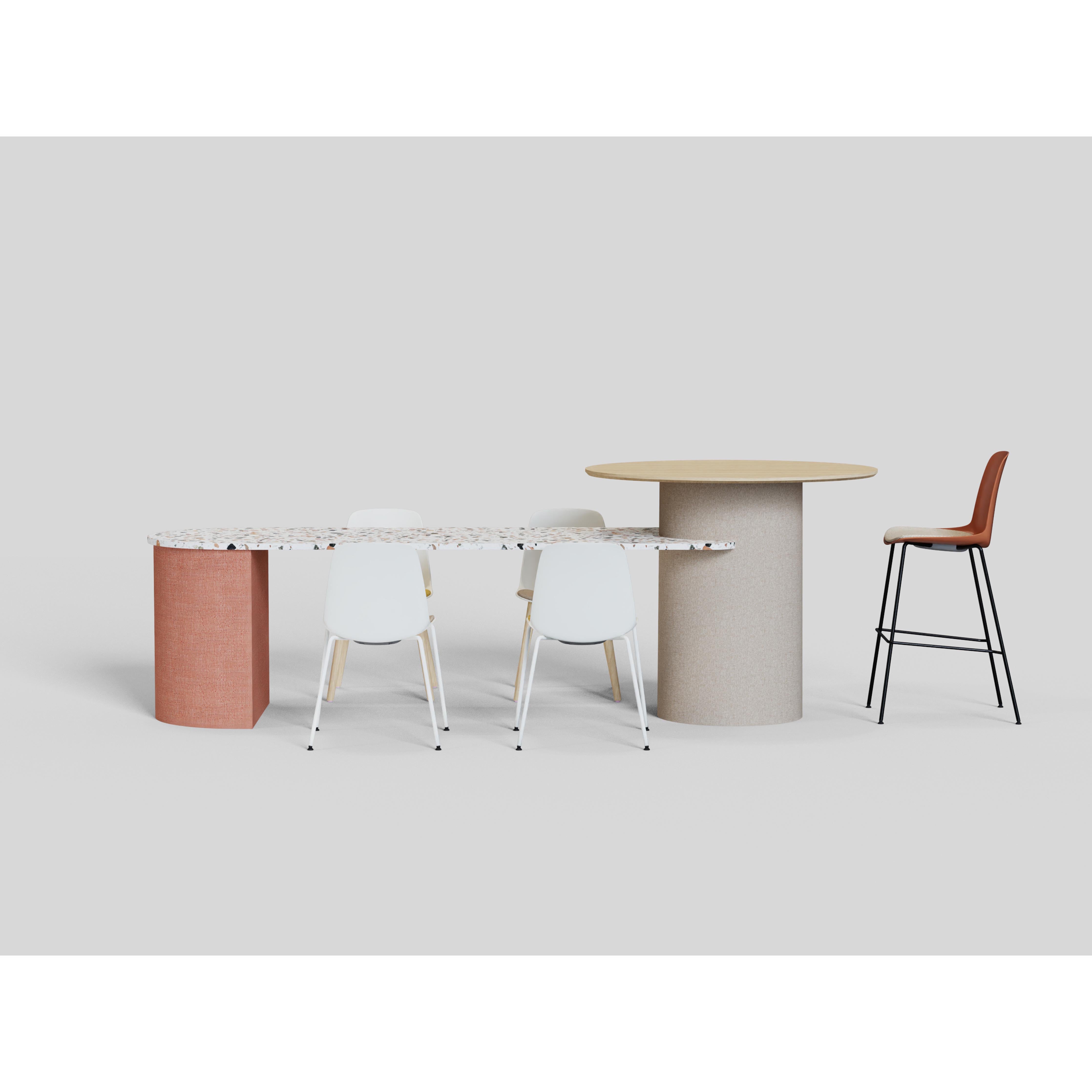 Agaric - Round Bar/Dining Table with Planter box