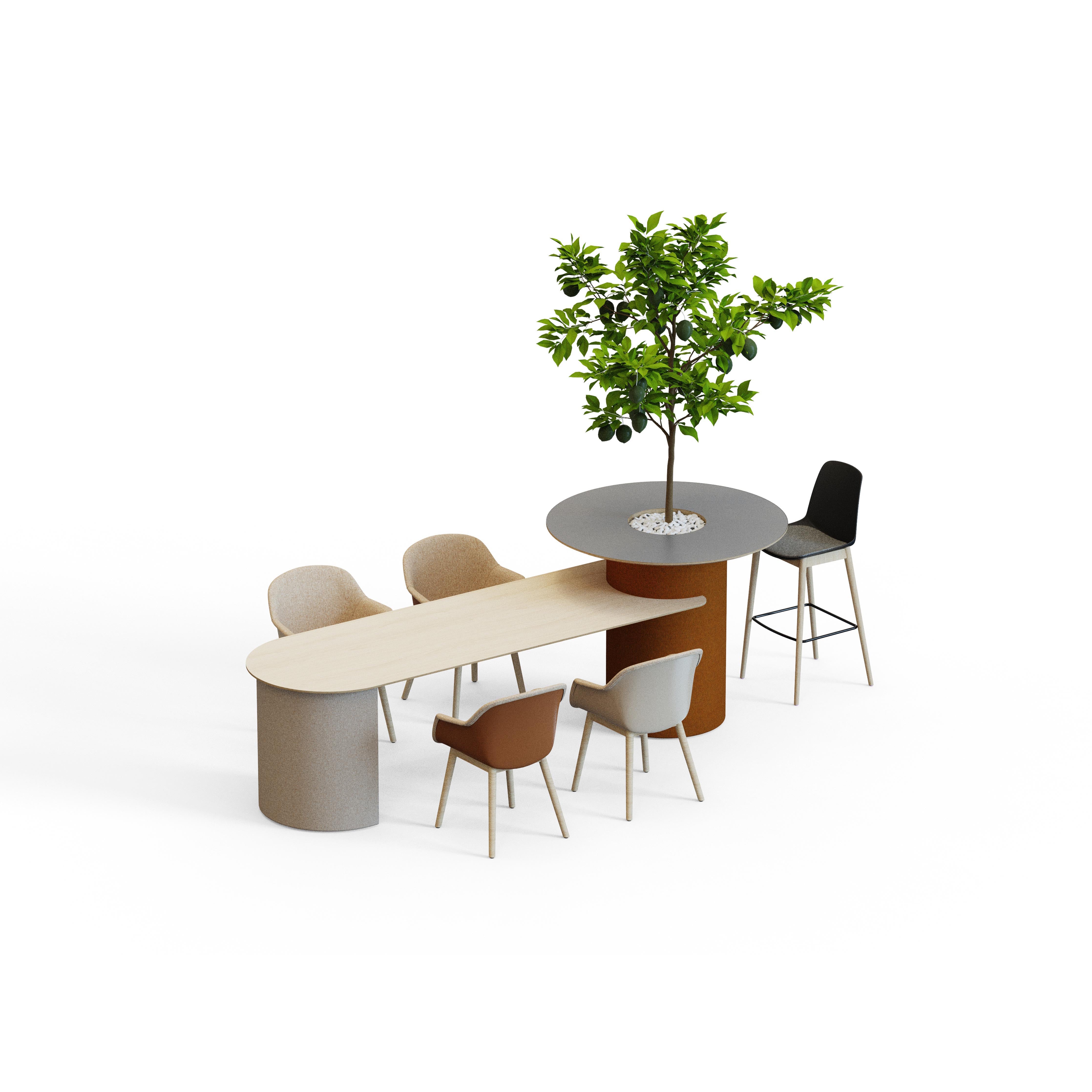 Agaric - Dining Table with Planter Box