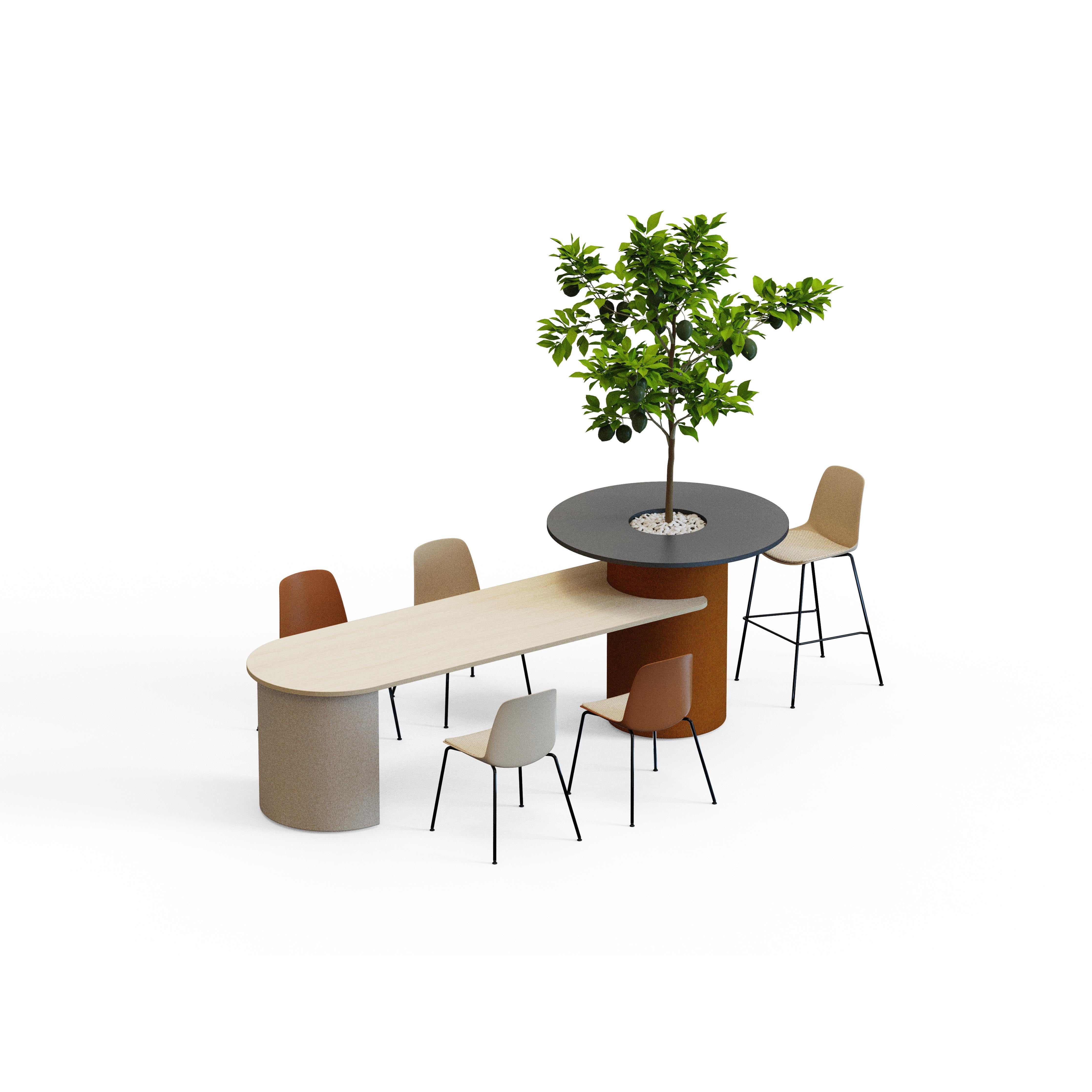 Agaric - Round Bar/Dining Table with Planter box