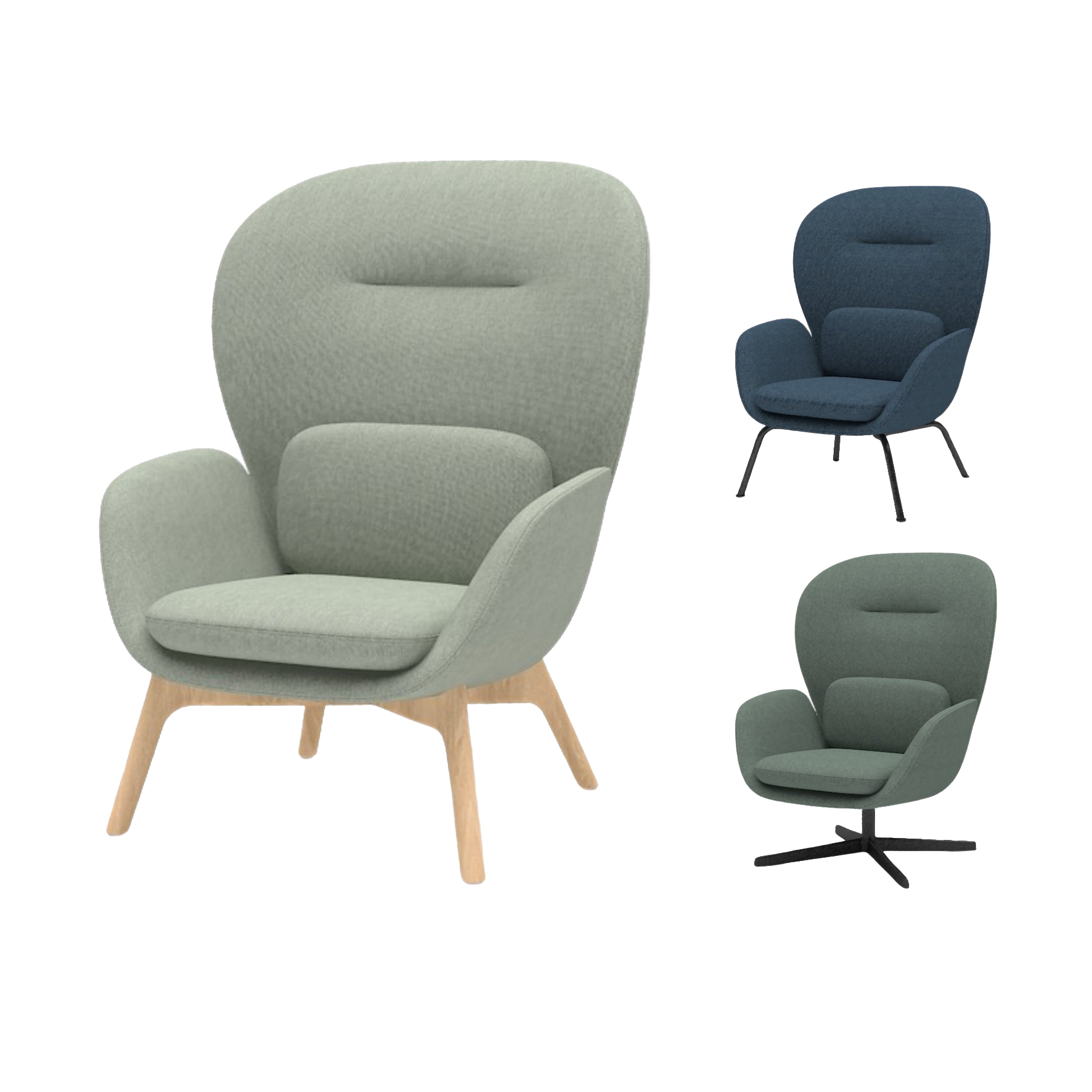 Alien - Lounge Chair (High back)
