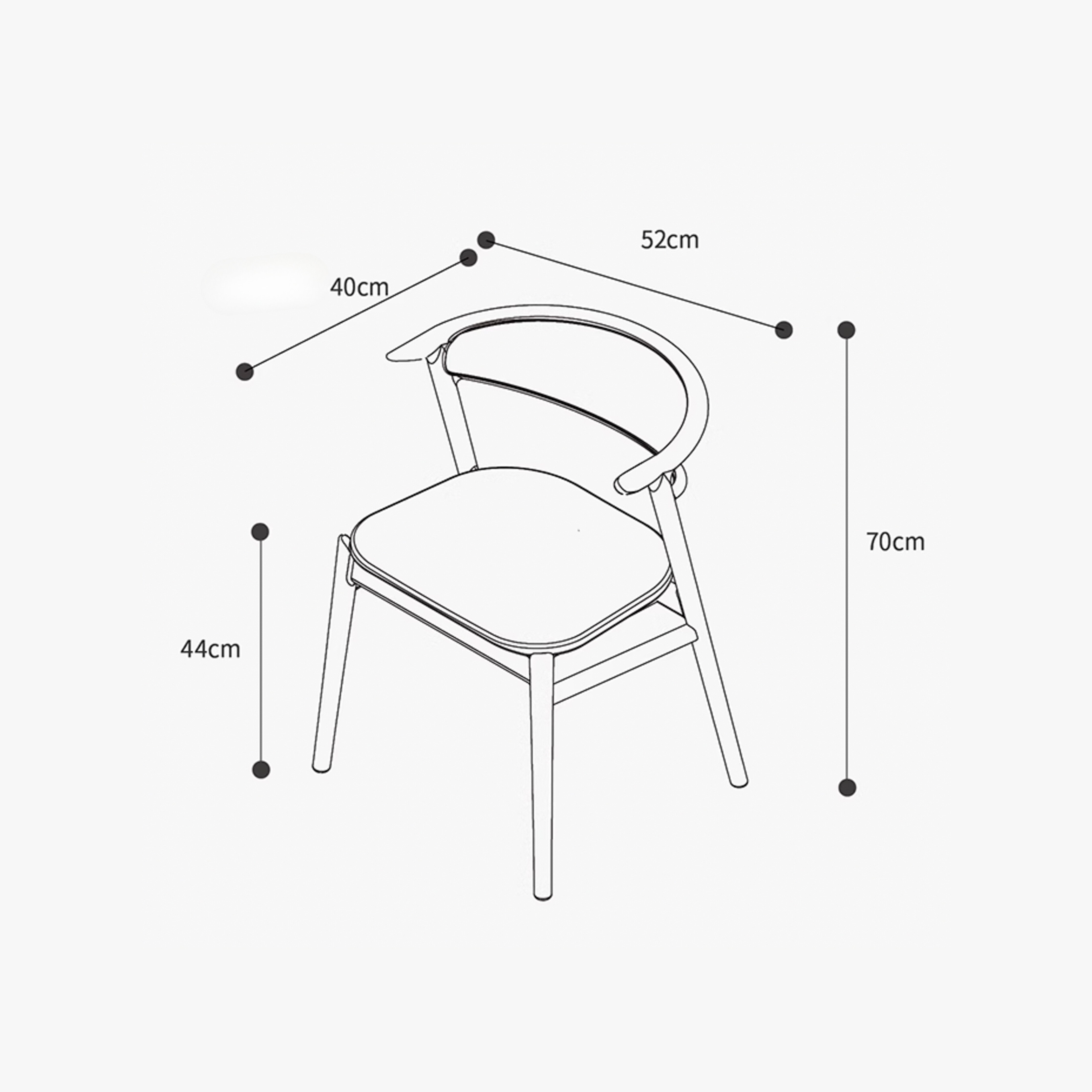 Branch Shadow - Dining Chair