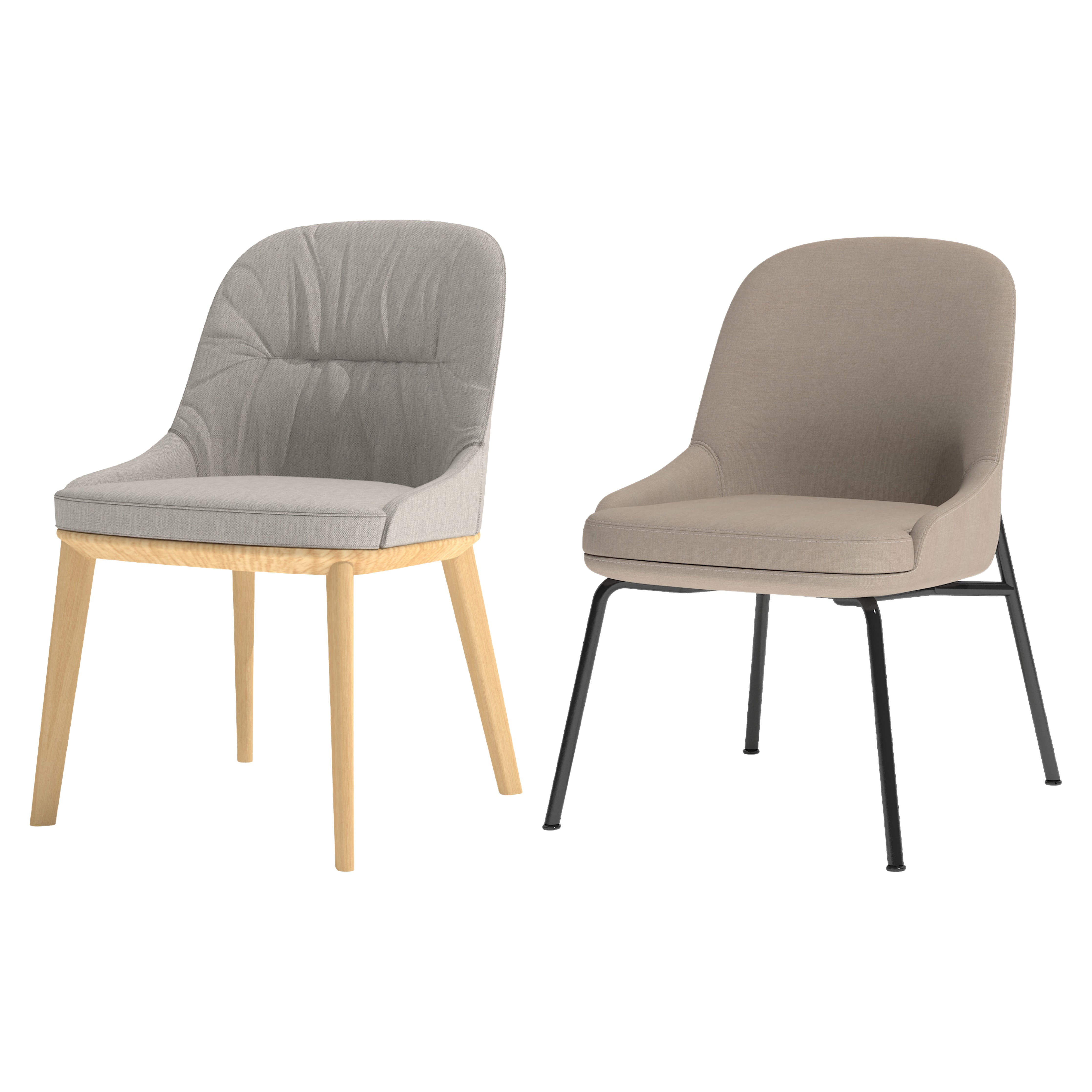 Cetacean - Dining Chair w/o Armrest