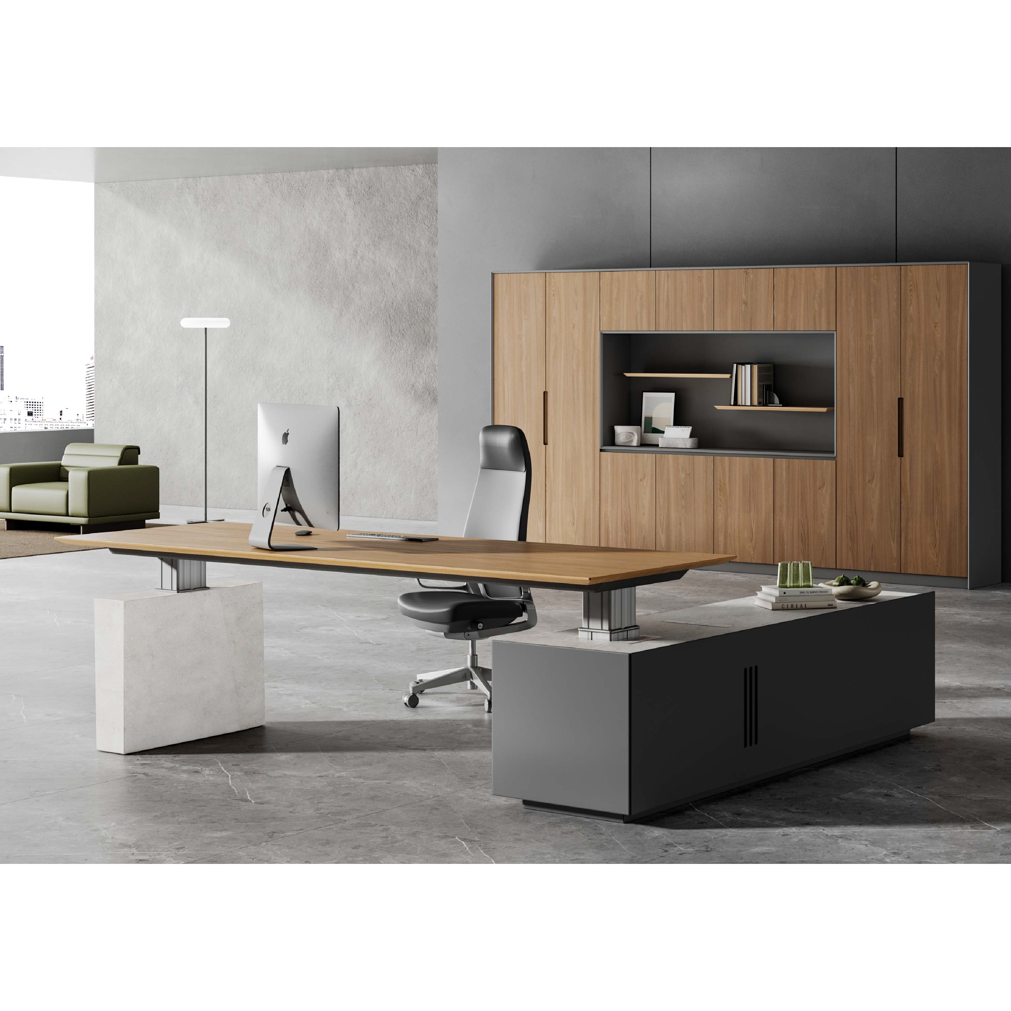 DENVI - Height Adjustable Executive Table