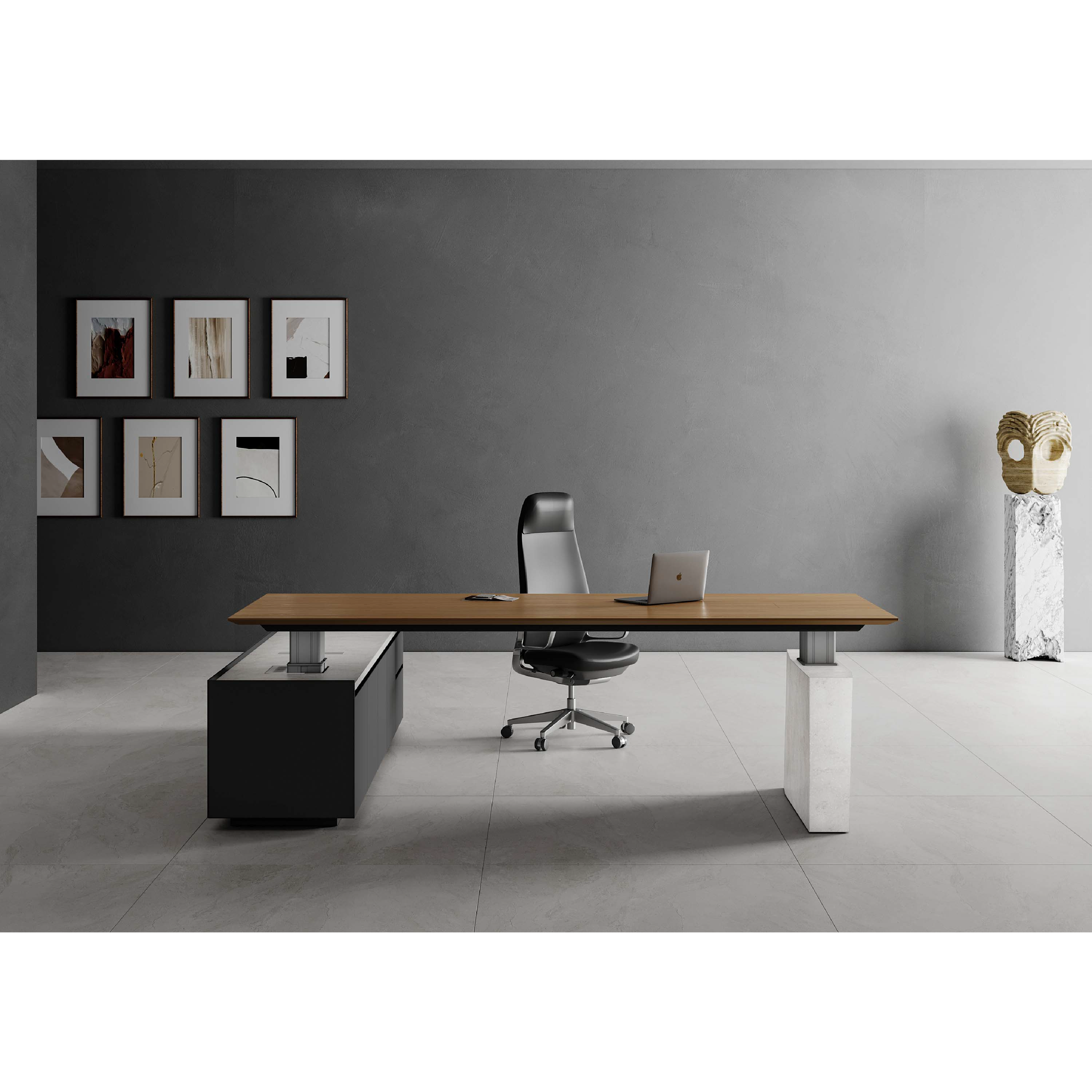 DENVI - Height Adjustable Executive Table