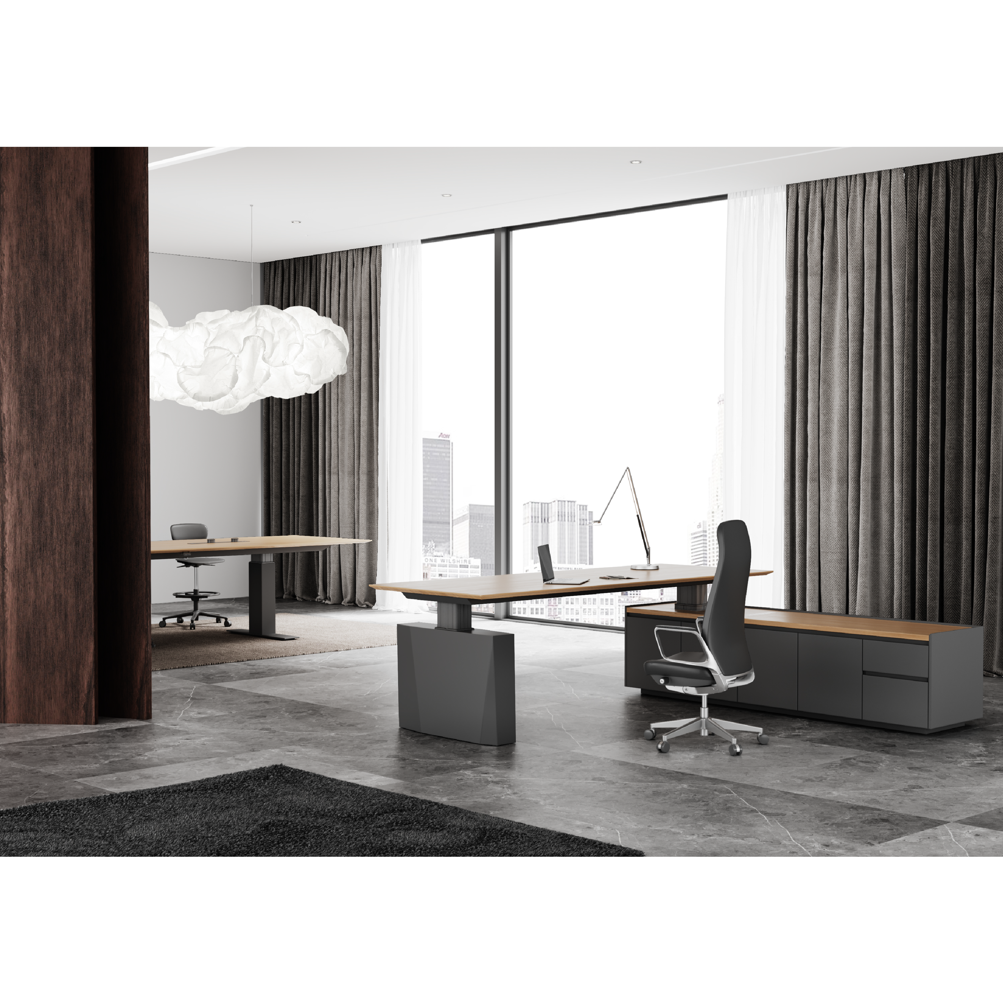 DENVI - Height Adjustable Executive Table