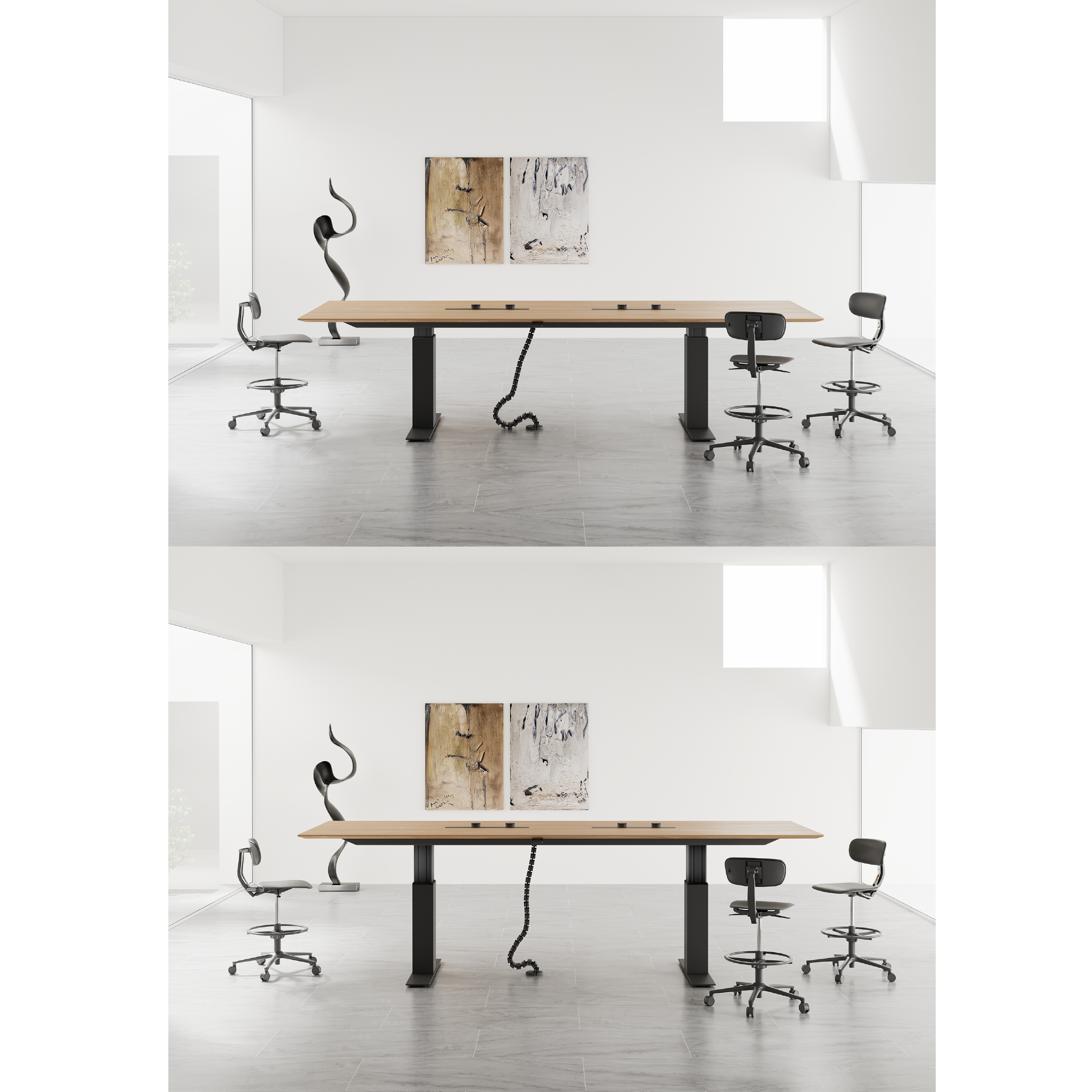 DENVI - Conference Table (Height Adjustable)