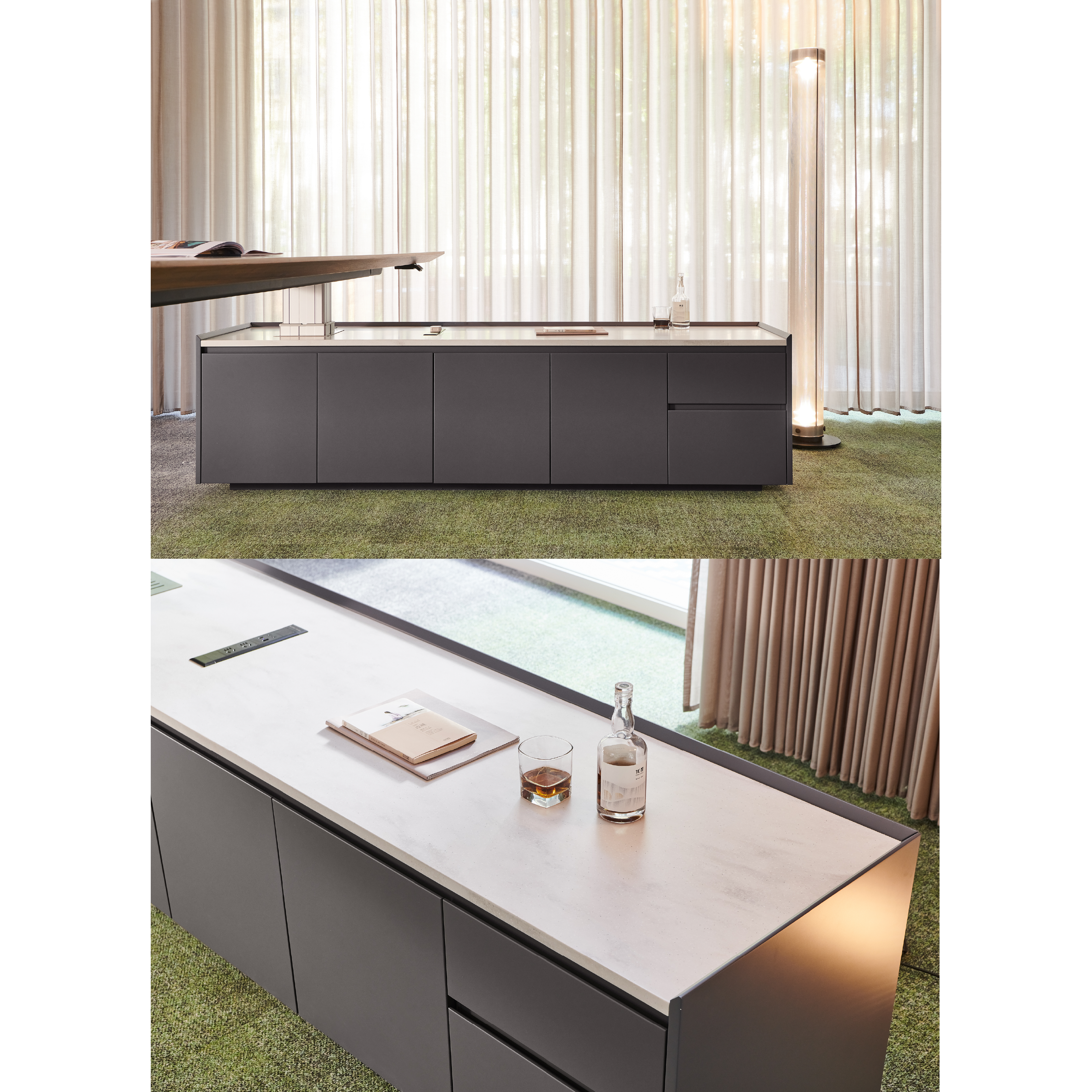 DENVI - Height Adjustable Executive Table