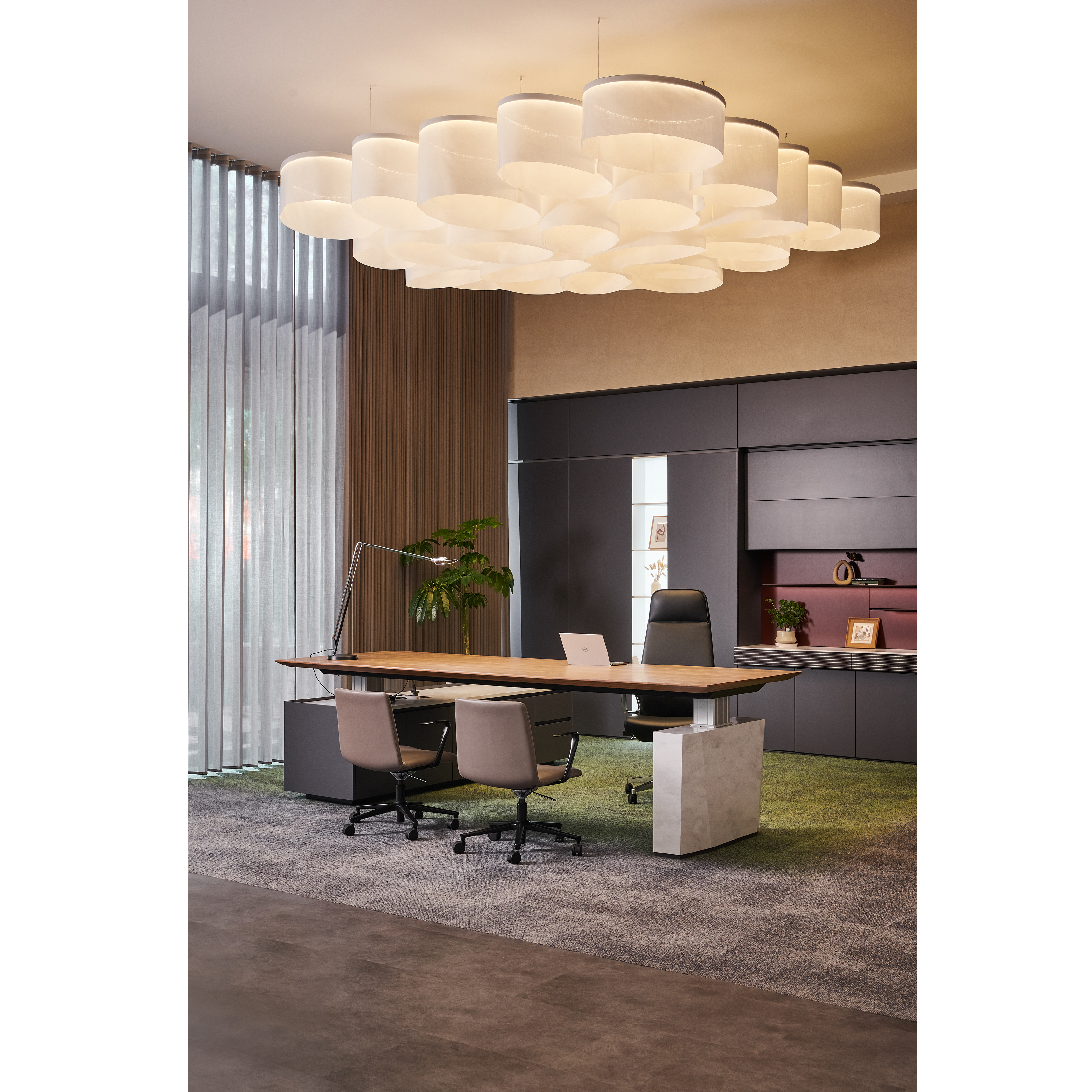 DENVI - Height Adjustable Executive Table