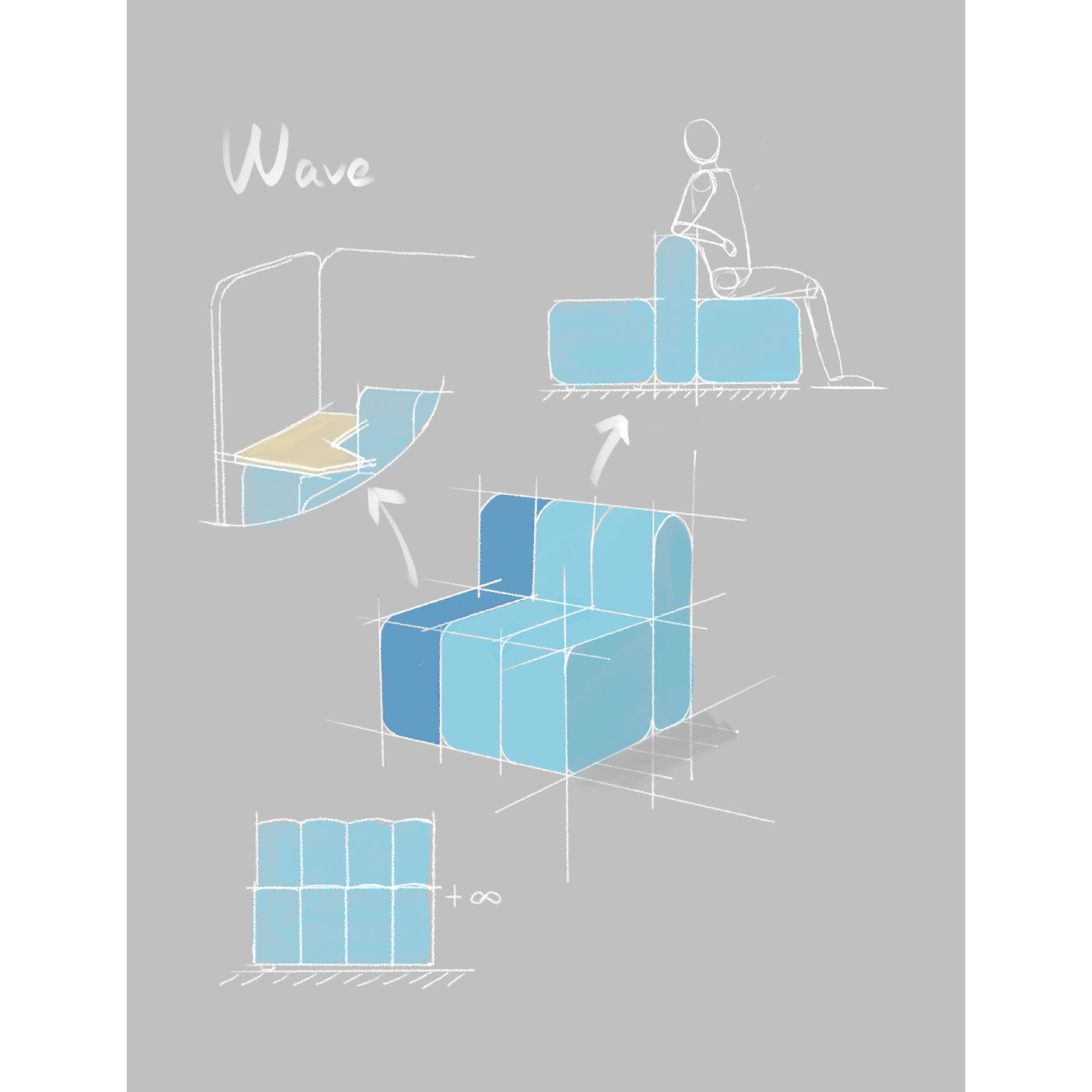 WAVE - 2/4 Pax Privacy Pod
