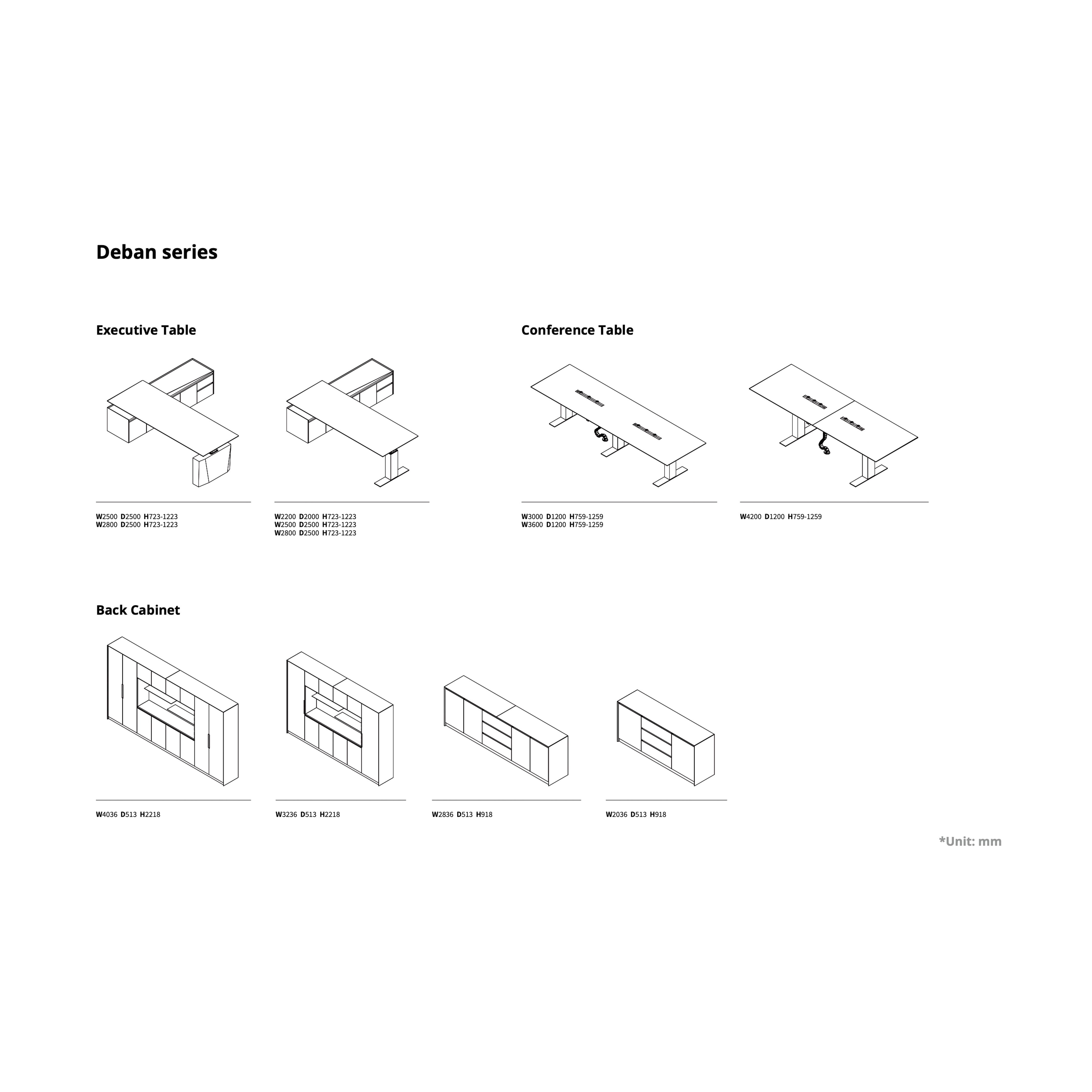 DENVI - Back Cabinet