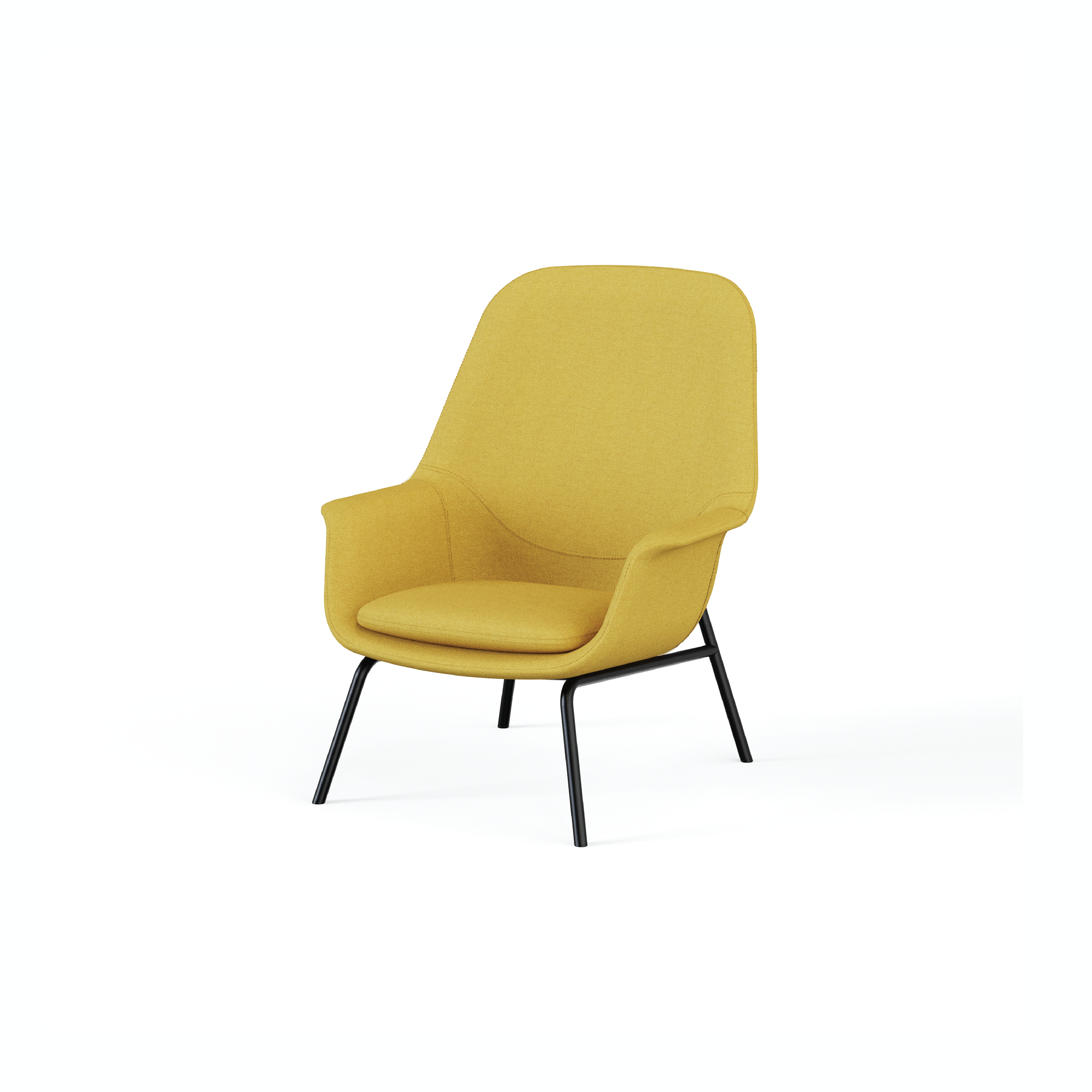 Pi-π - Lounge Chair II (Metal Leg)