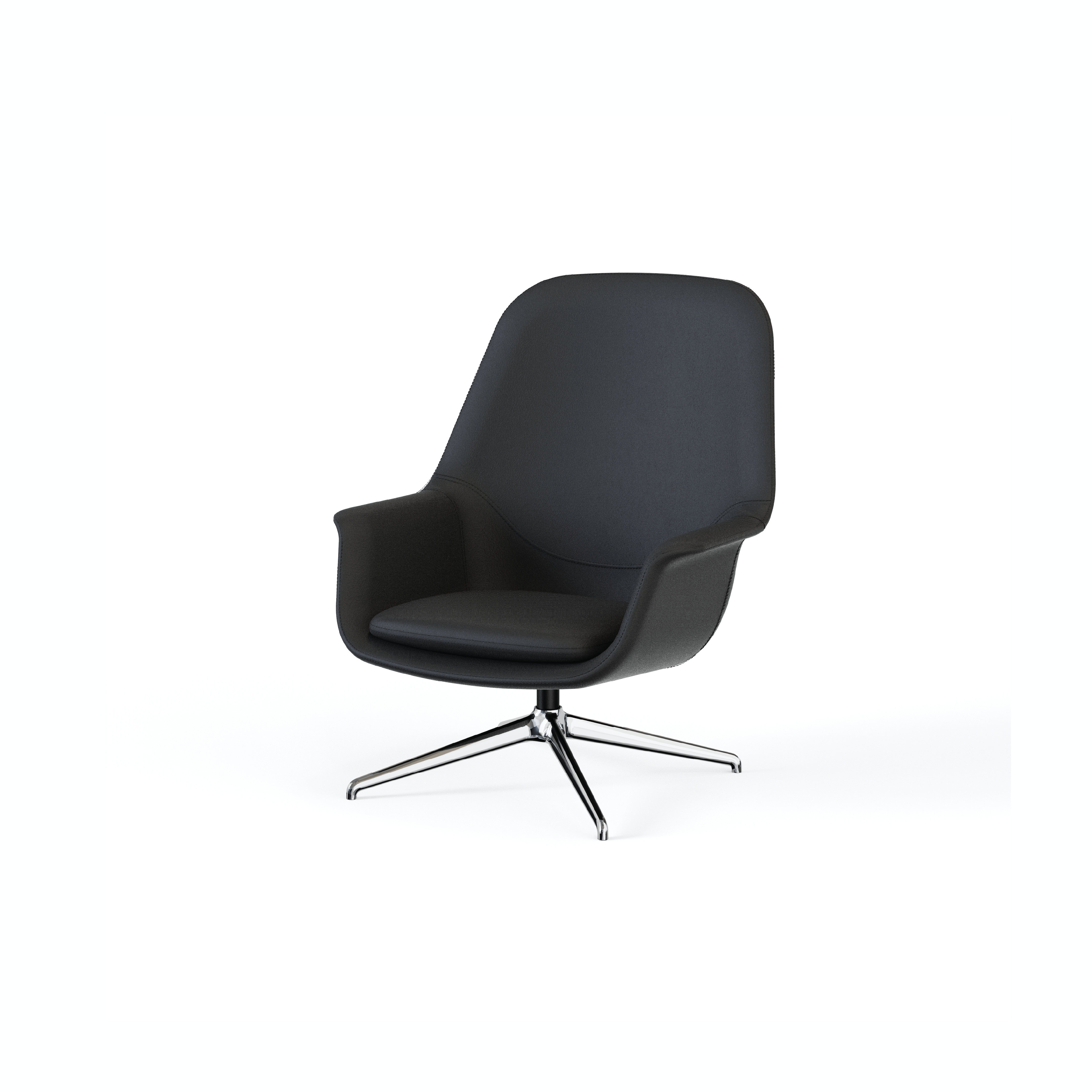 Pi-π - Lounge Chair I (Swivel Leg)