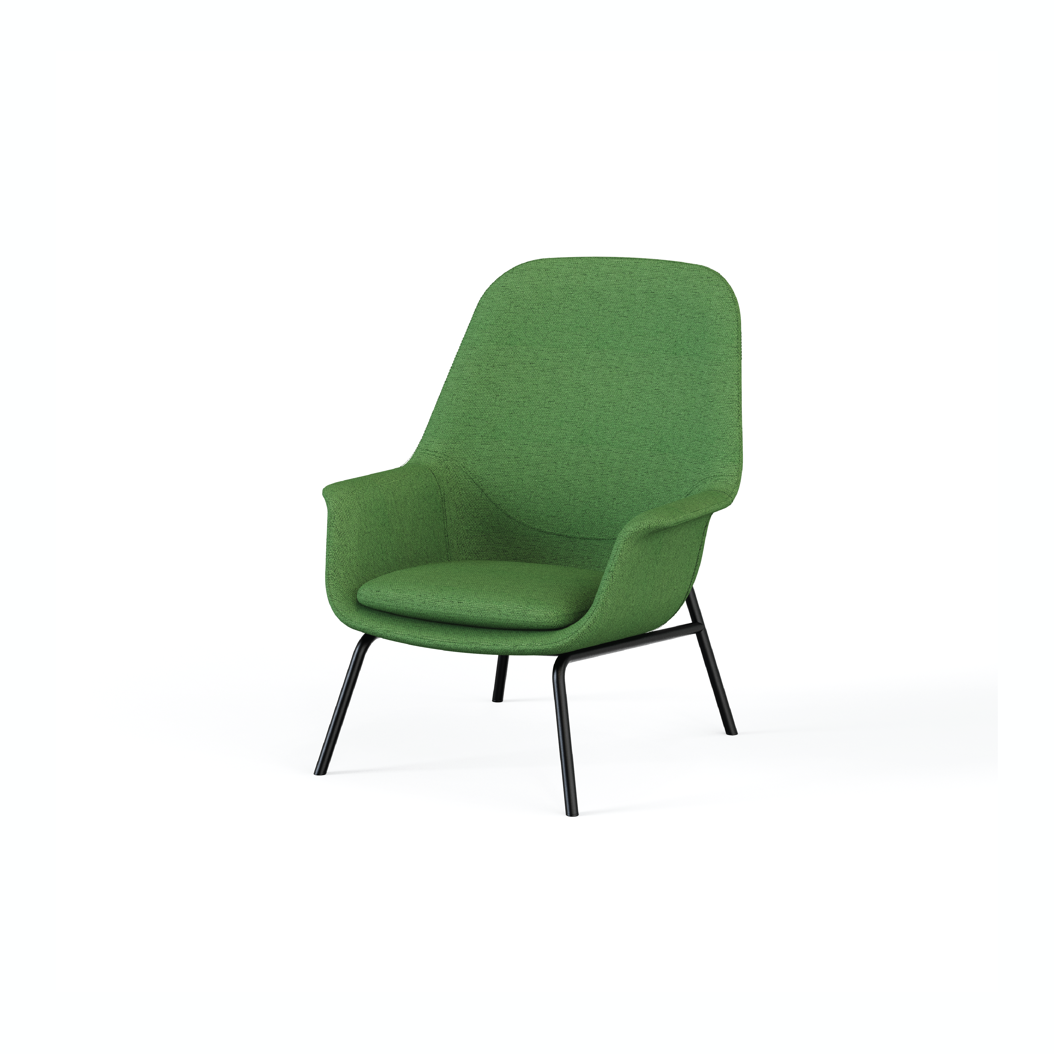 Pi-π - Lounge Chair II (Metal Leg)