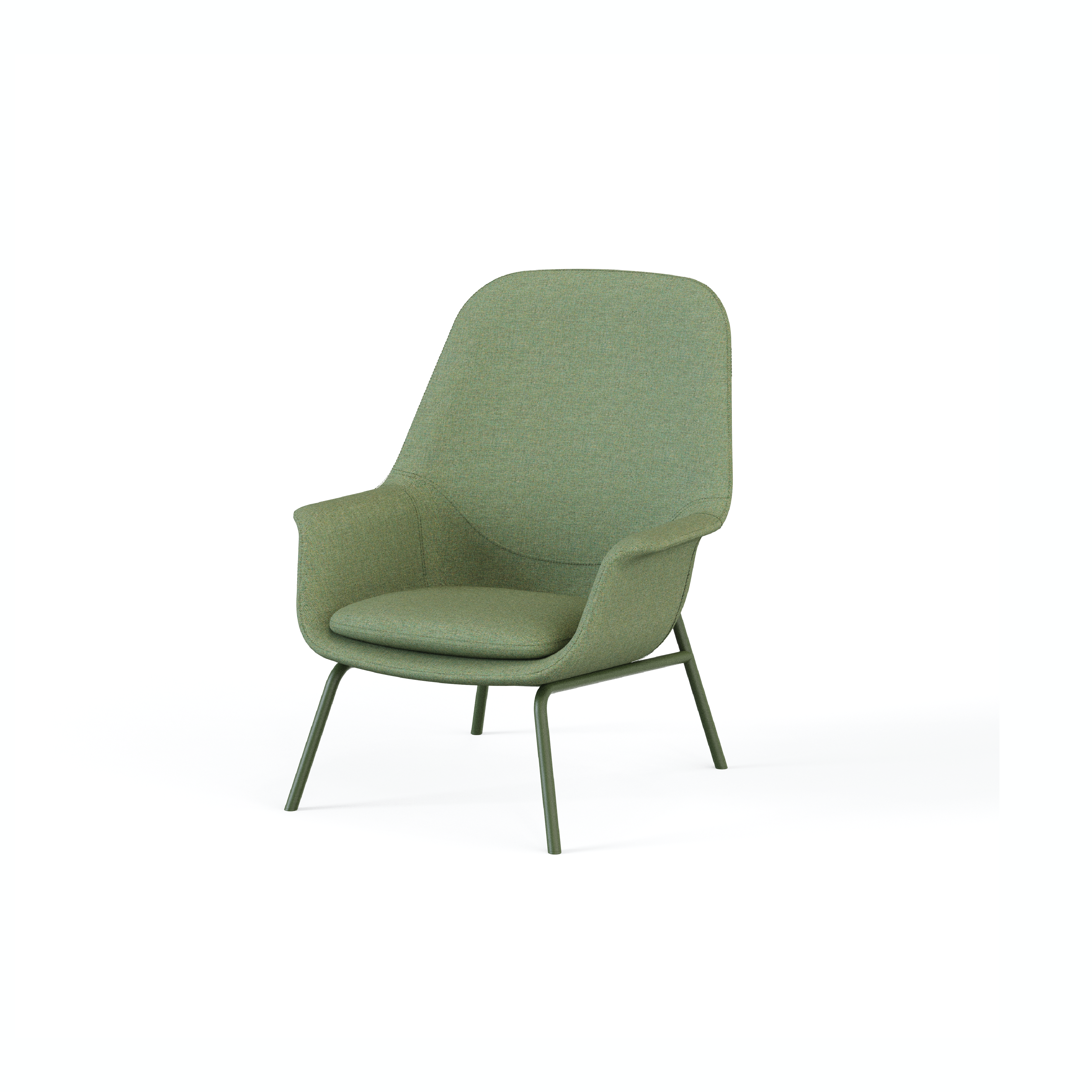 Pi-π - Lounge Chair II (Metal Leg)