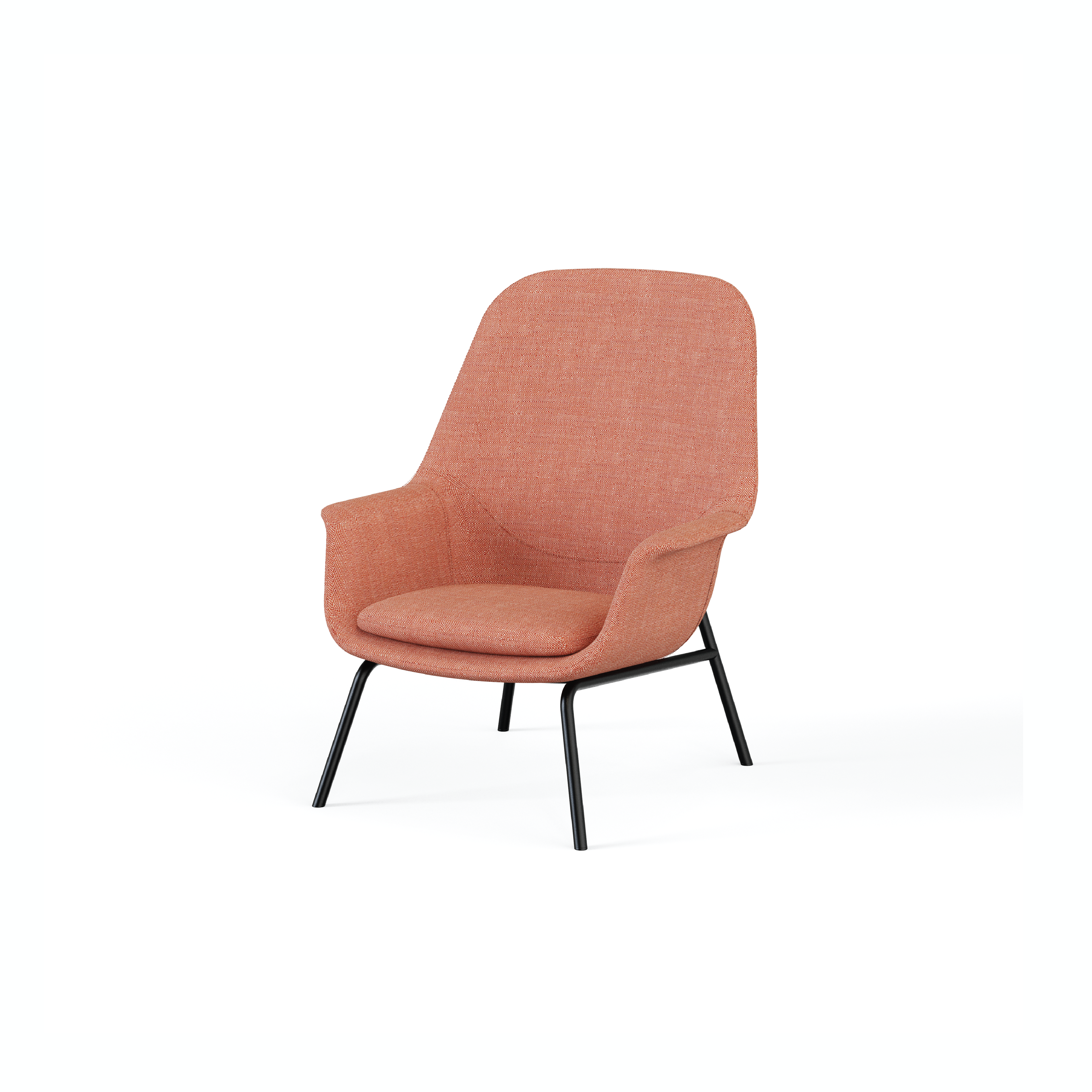 Pi-π - Lounge Chair II (Metal Leg)