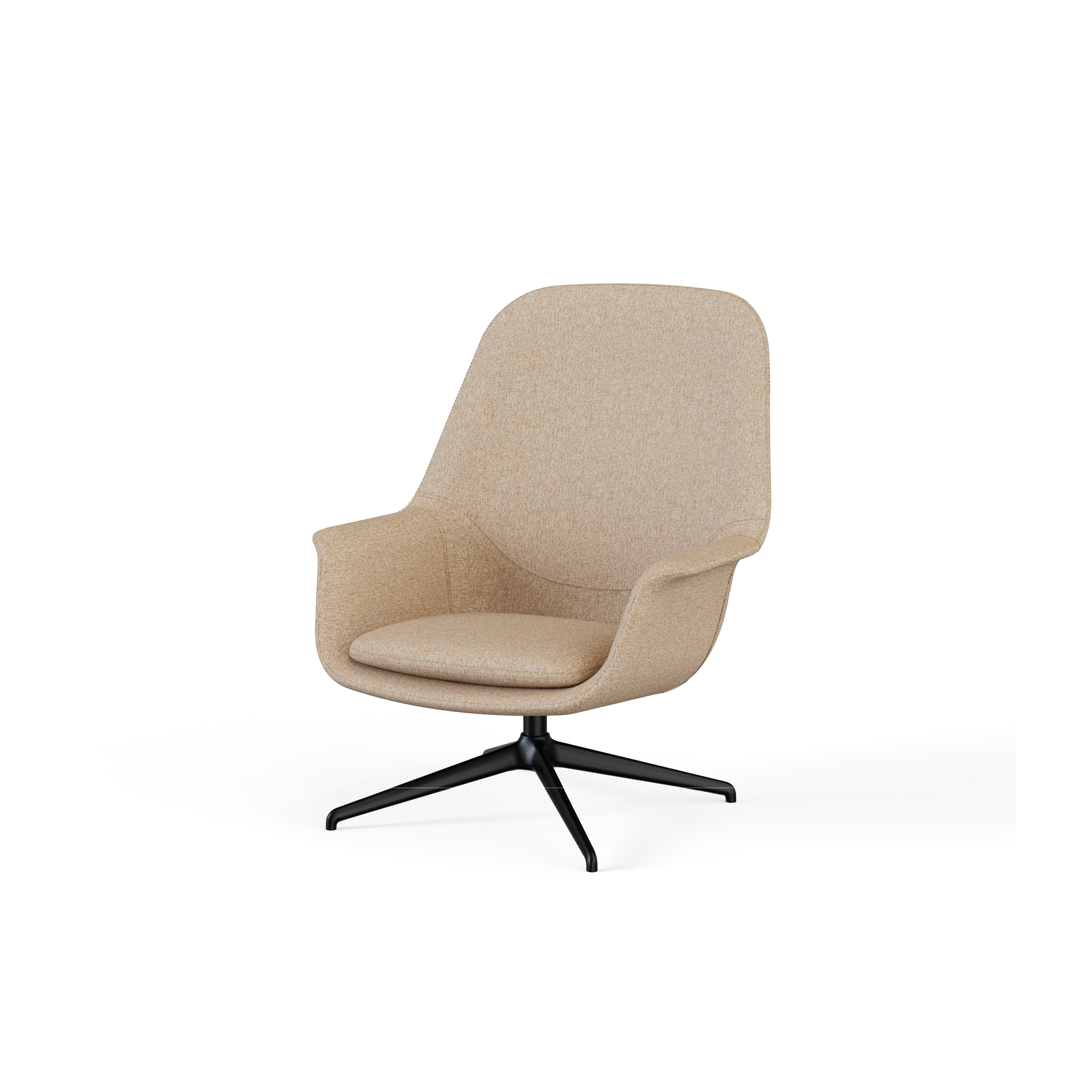 Pi-π - Lounge Chair I (Swivel Leg)