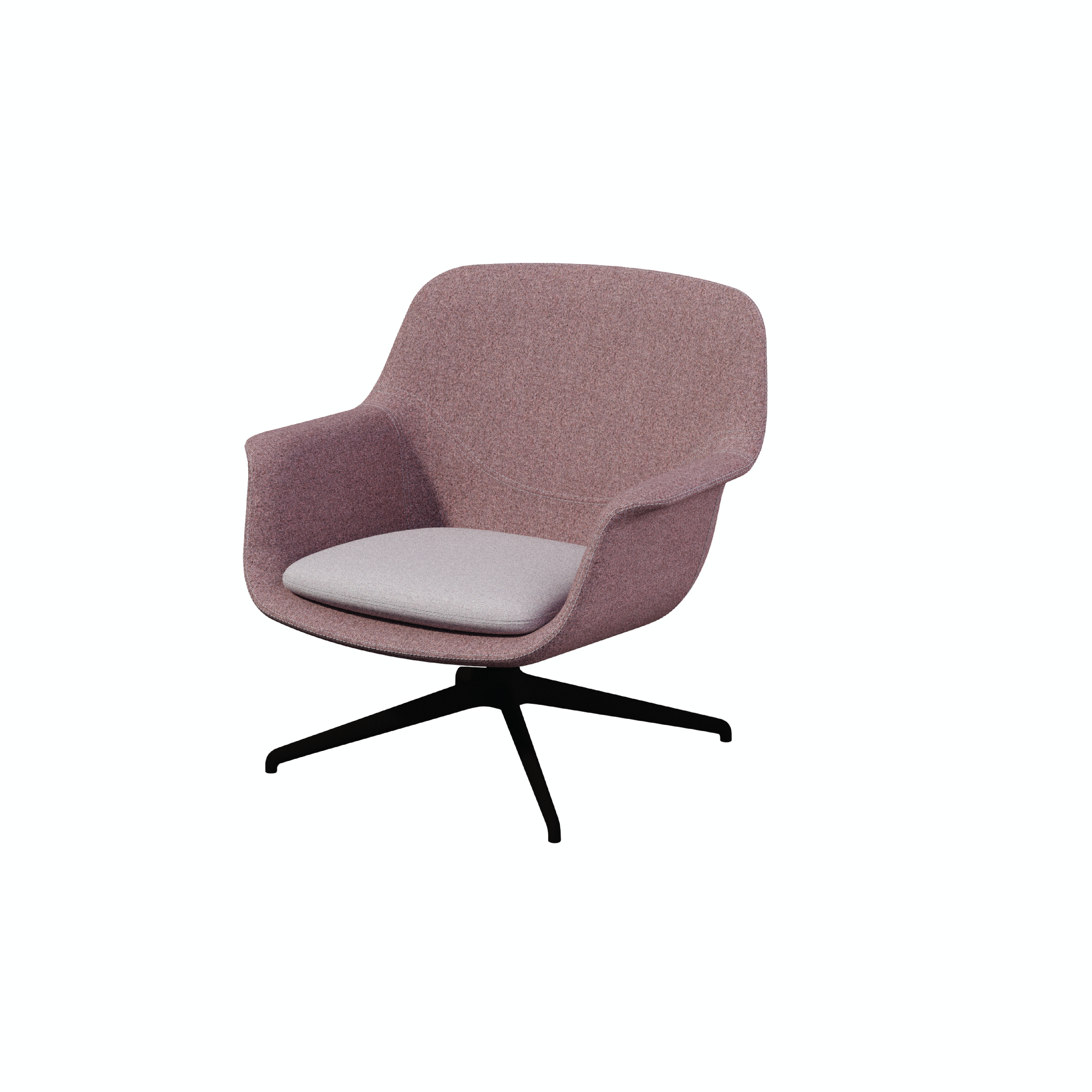 Pi-π - Lounge Chair I (Swivel Leg)