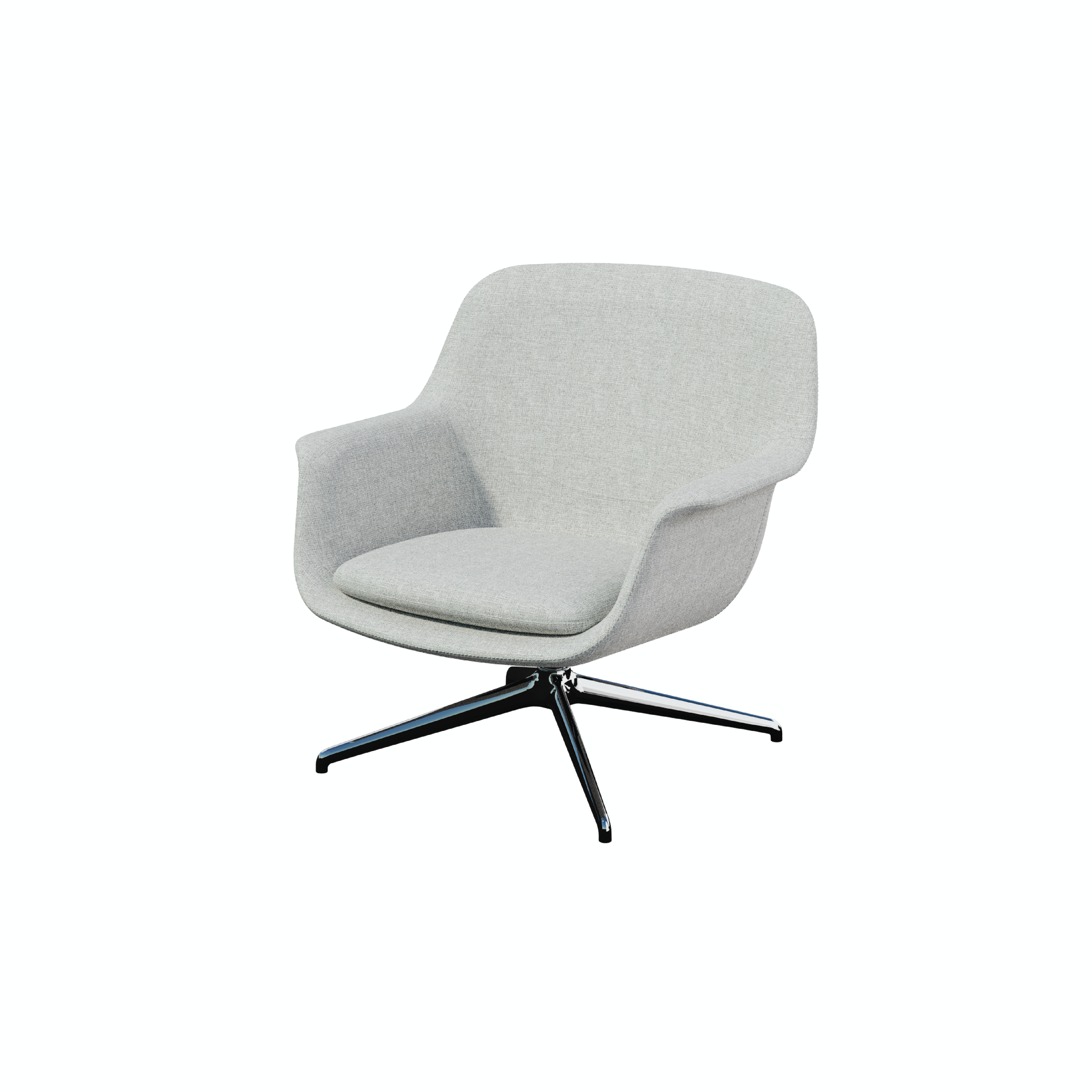 Pi-π - Lounge Chair I (Swivel Leg)