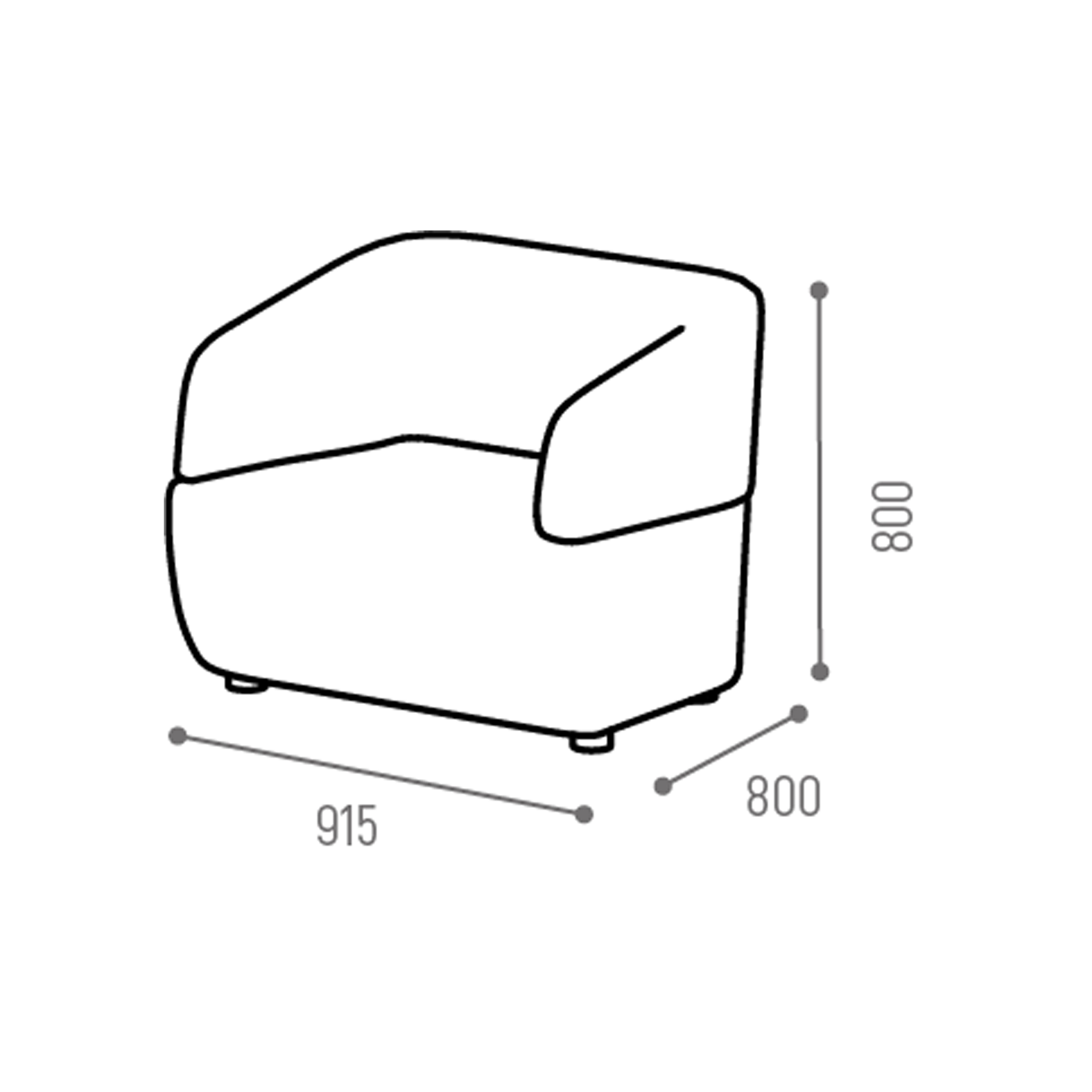 Gene - 1 Seater Lowback (Powerpoint option)