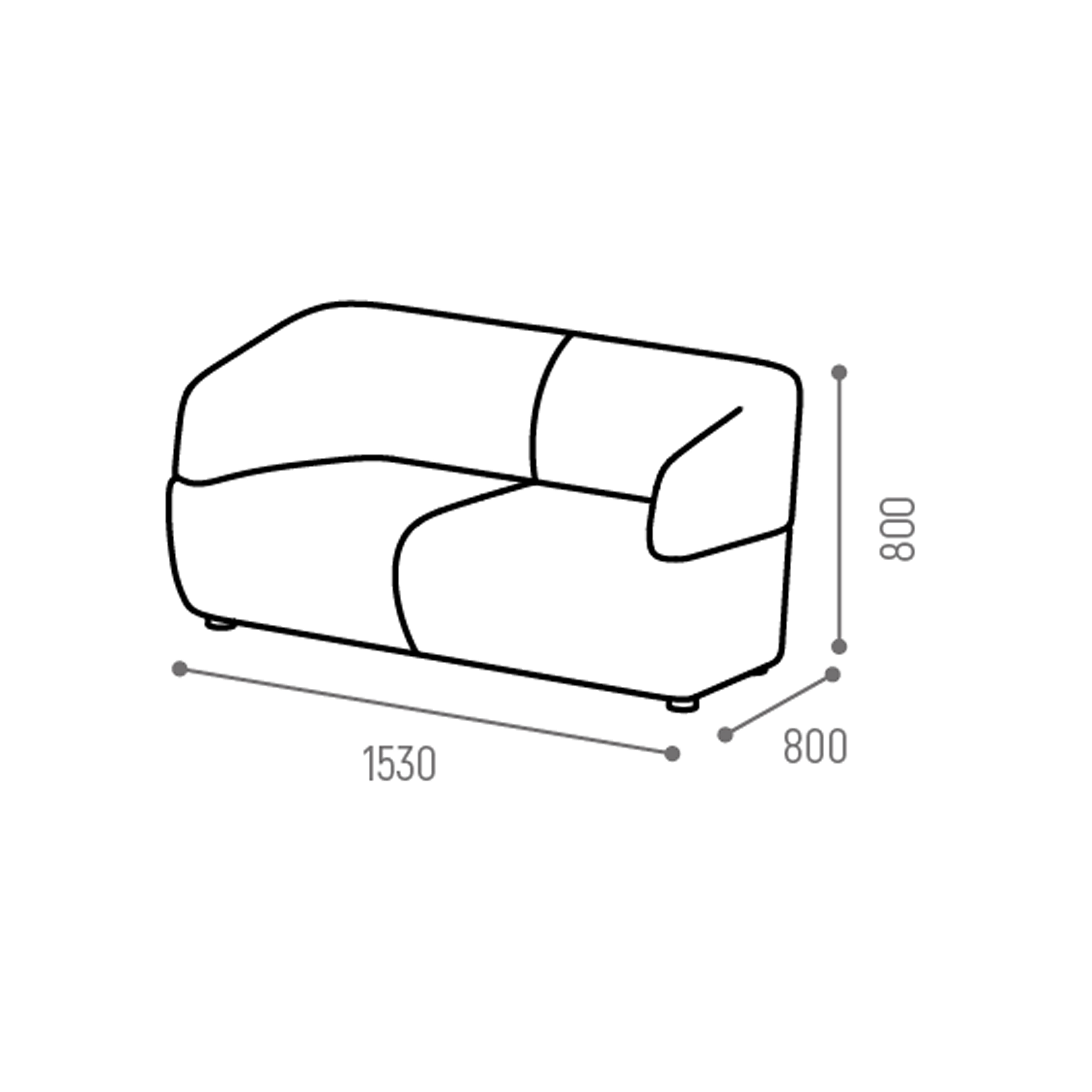 Gene - 2/3 Seater Lowback (Powerpoint option)