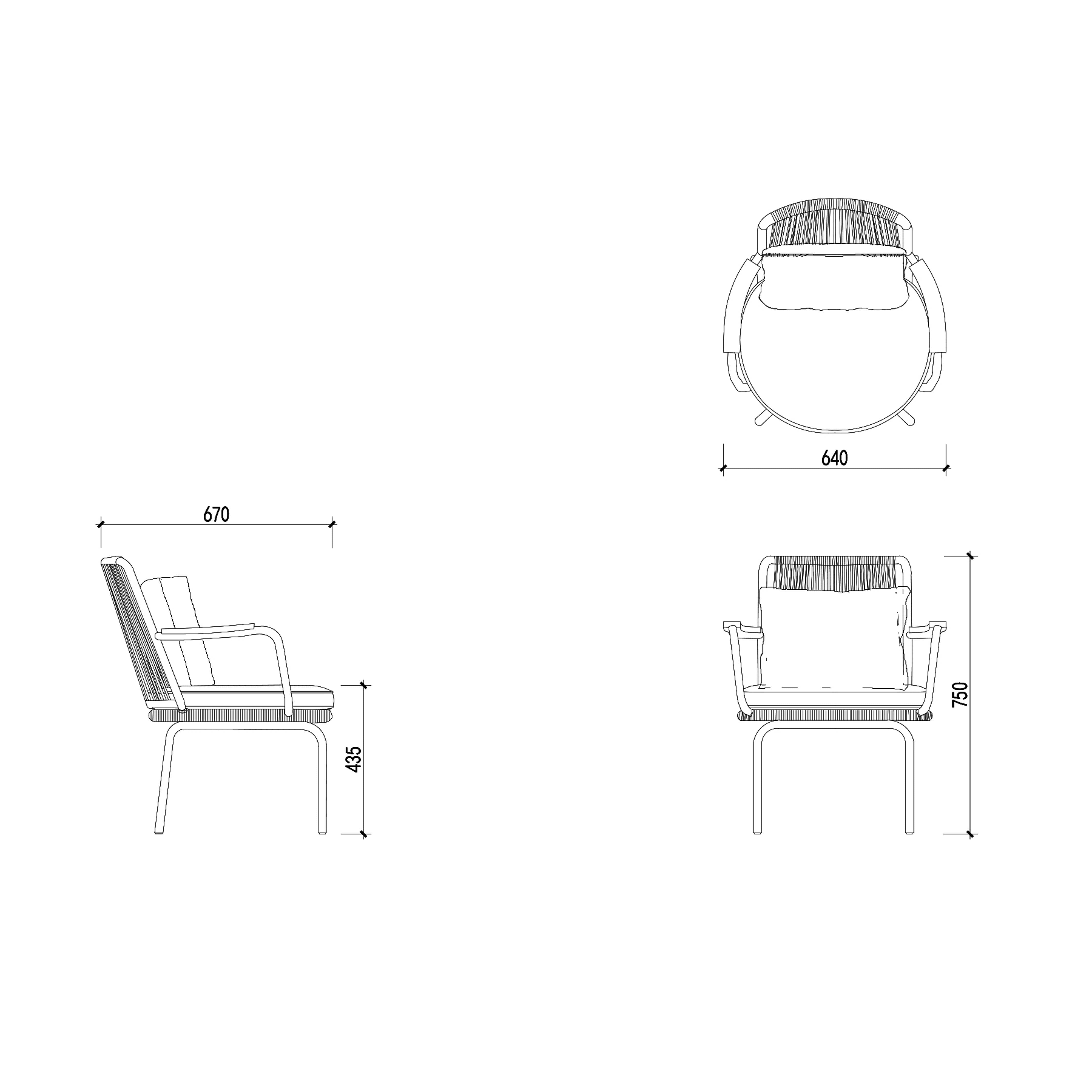 Zentra - Outdoor Lounge Chair