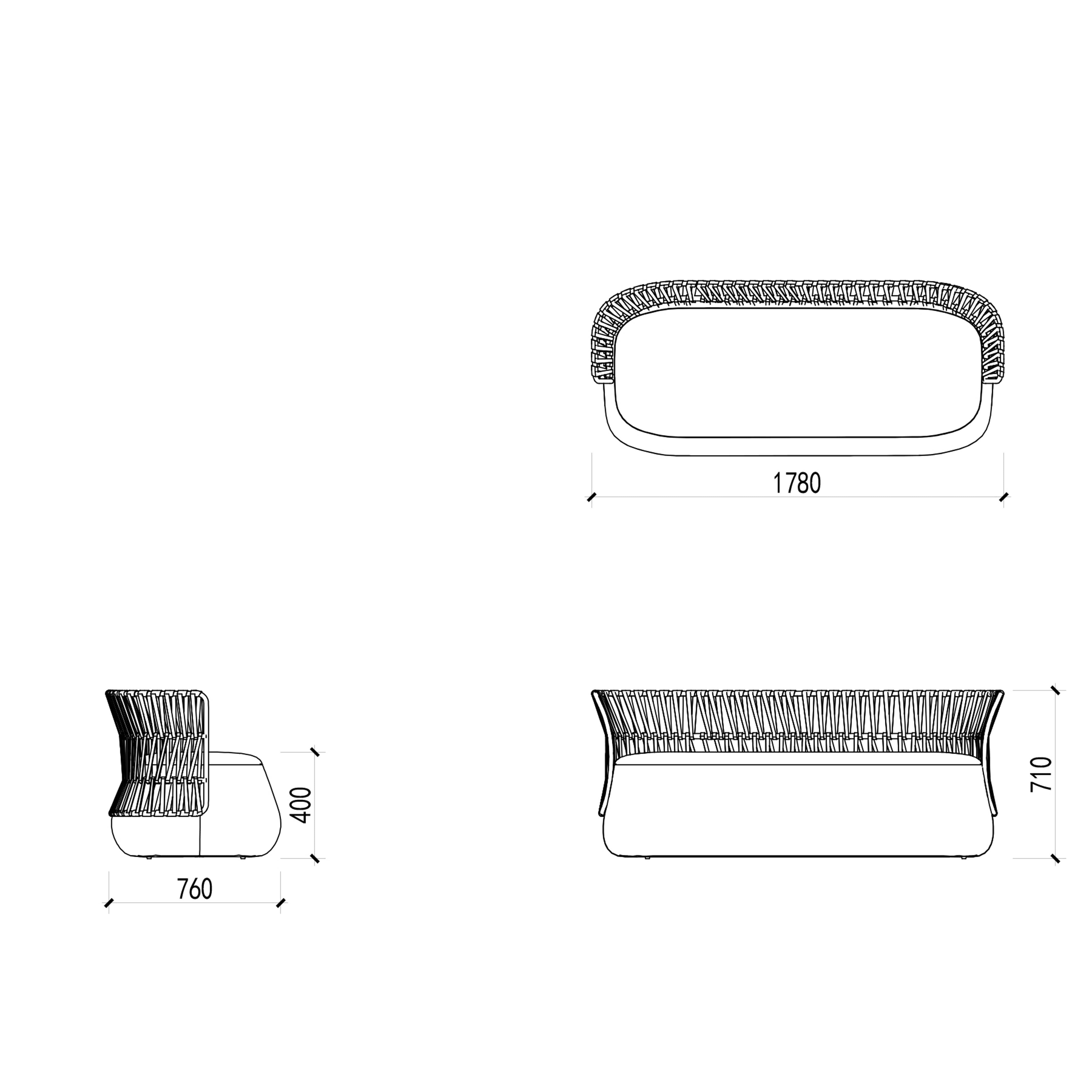 Willow - Outdoor 2/3 Seater Sofa