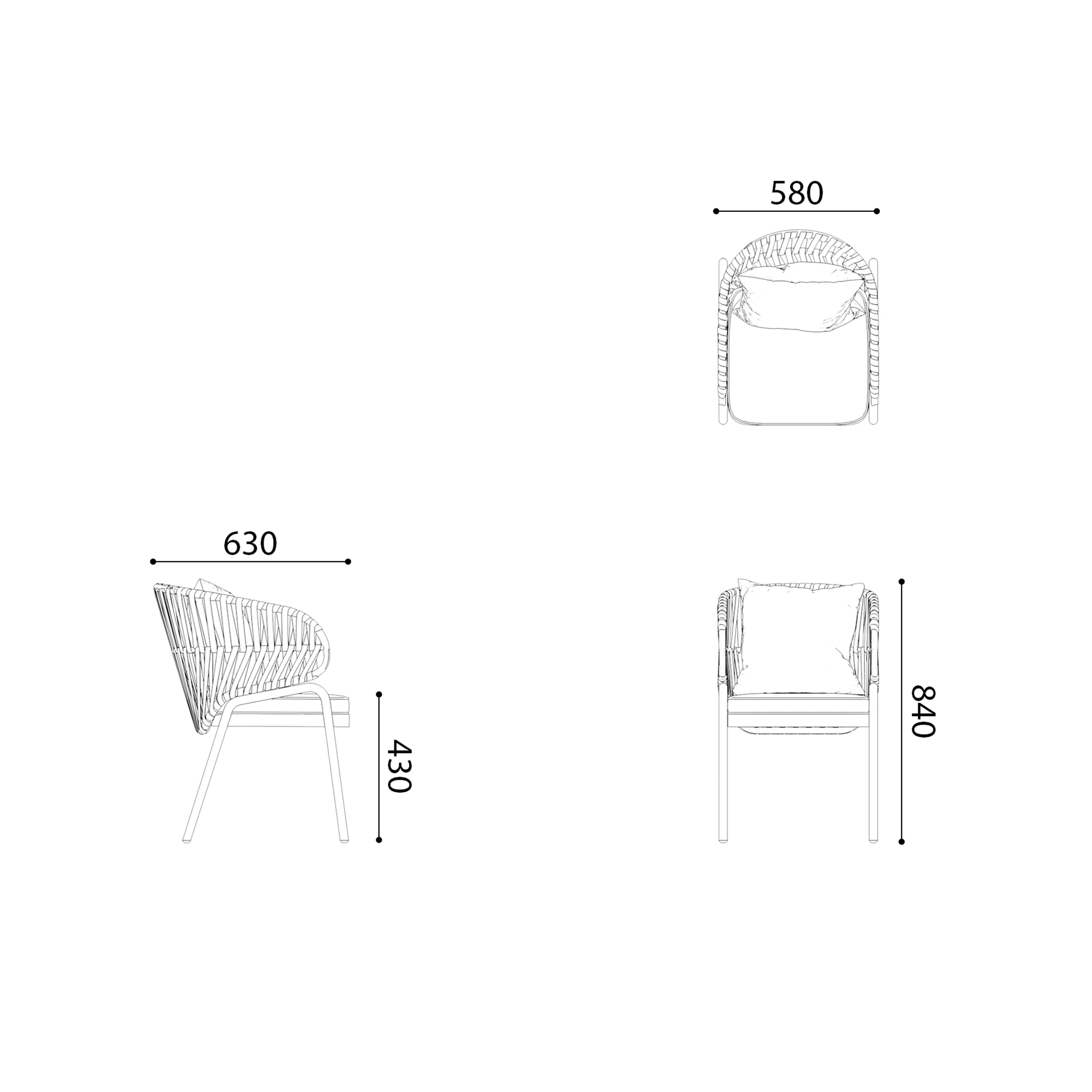 Loom - Outdoor Dining Chair