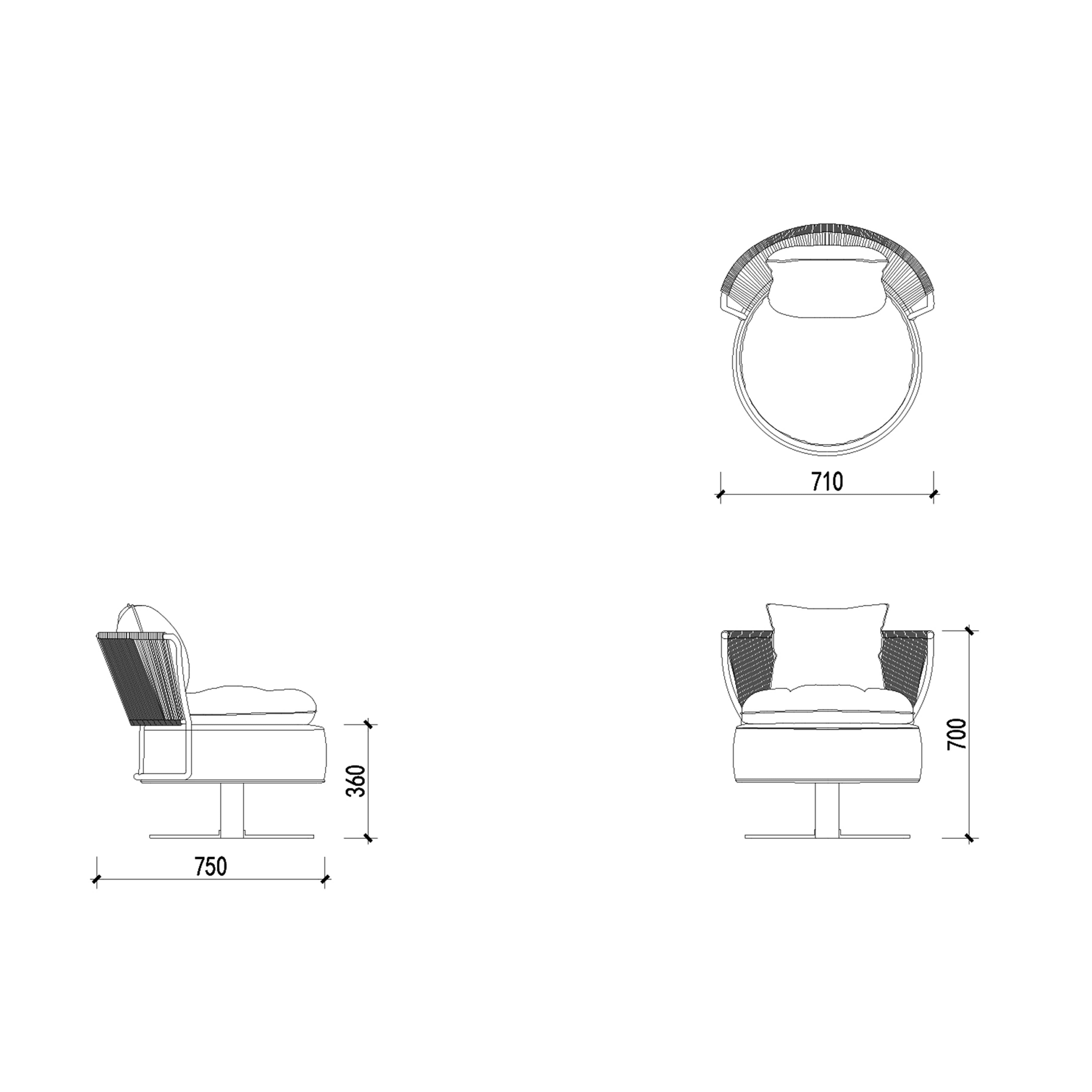 Eden - Outdoor Lounge Chair