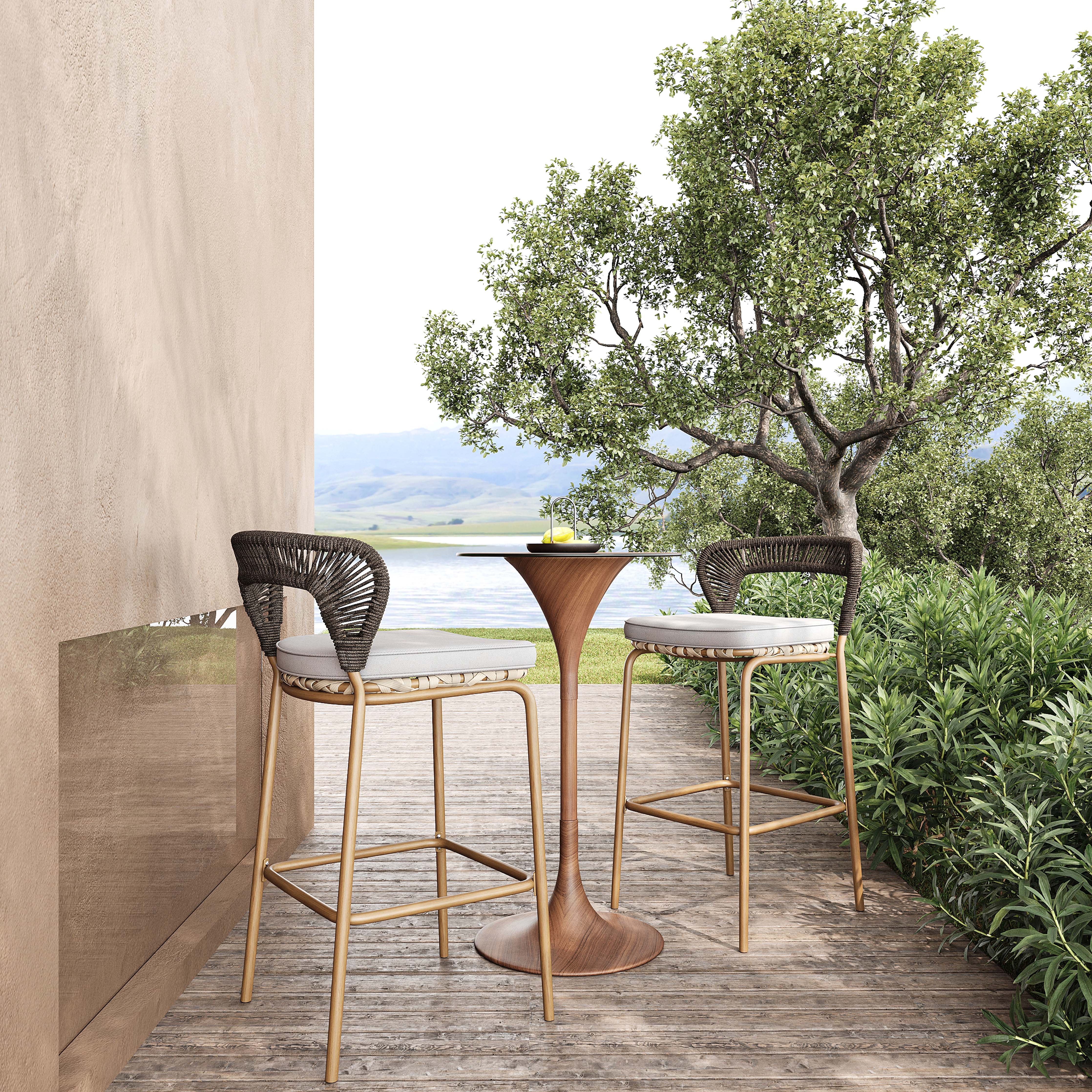 Calyra - Outdoor Bar Chair