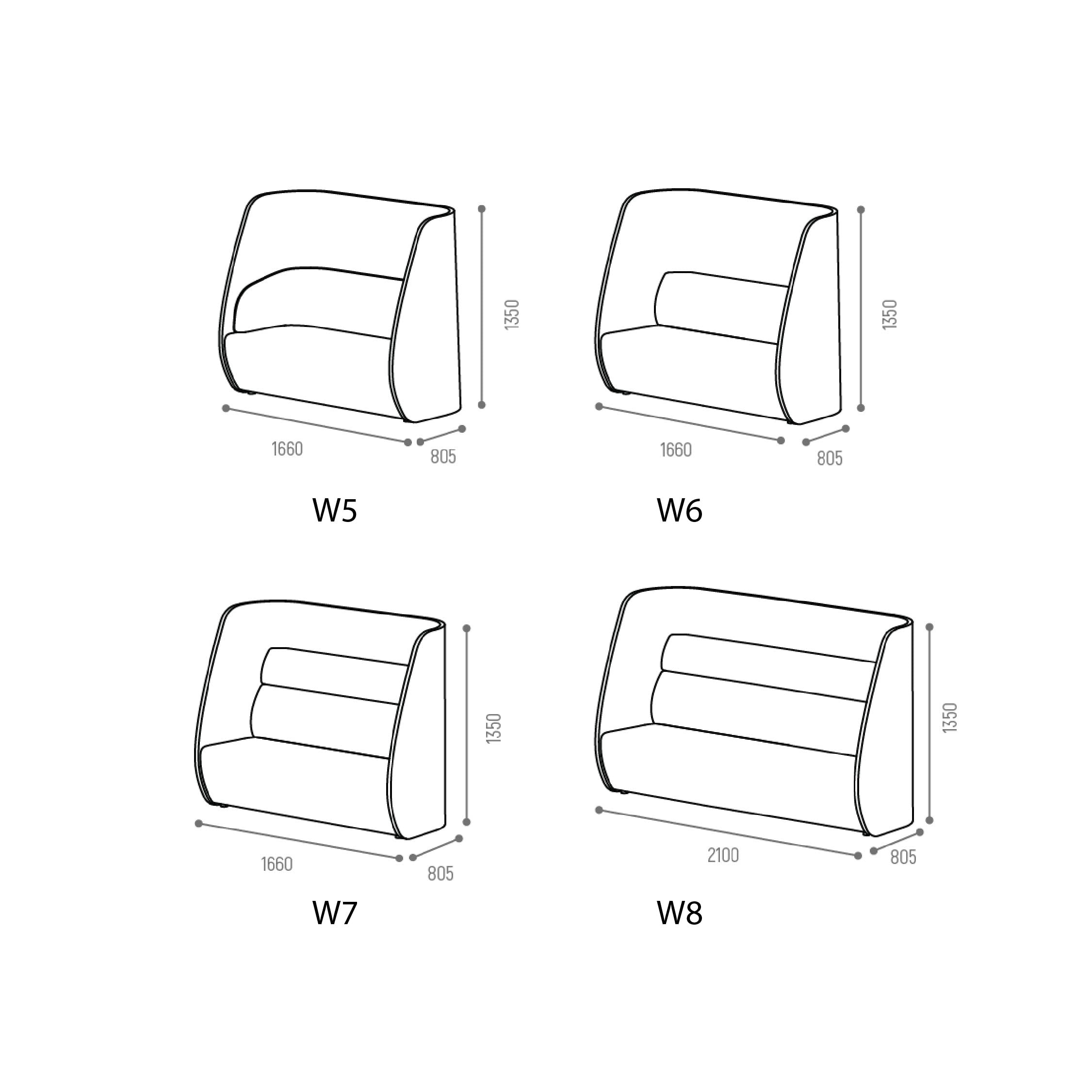 Gene - 2/3 Seater Highback (Powerpoint option)