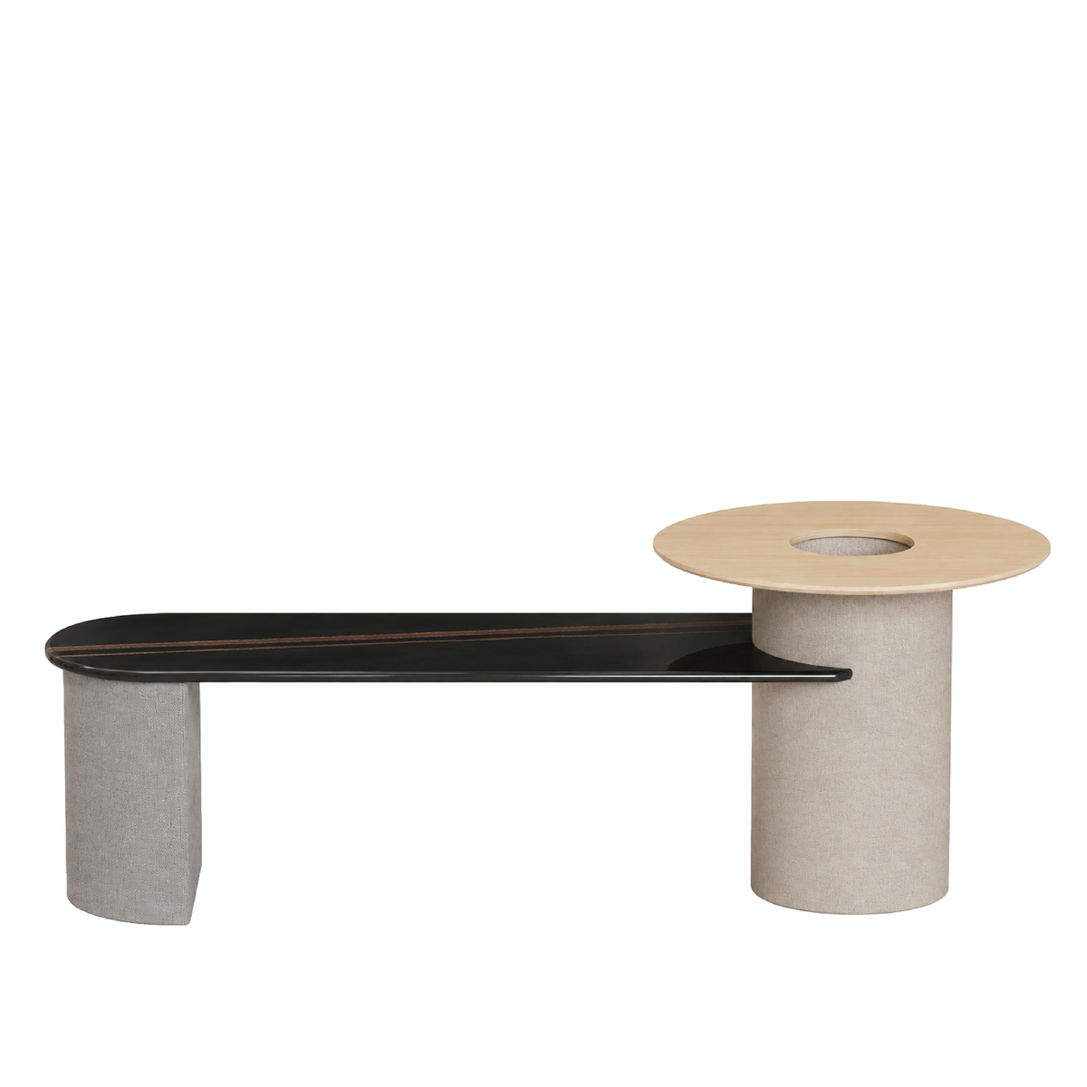 Agaric - Dining Table with Planter Box